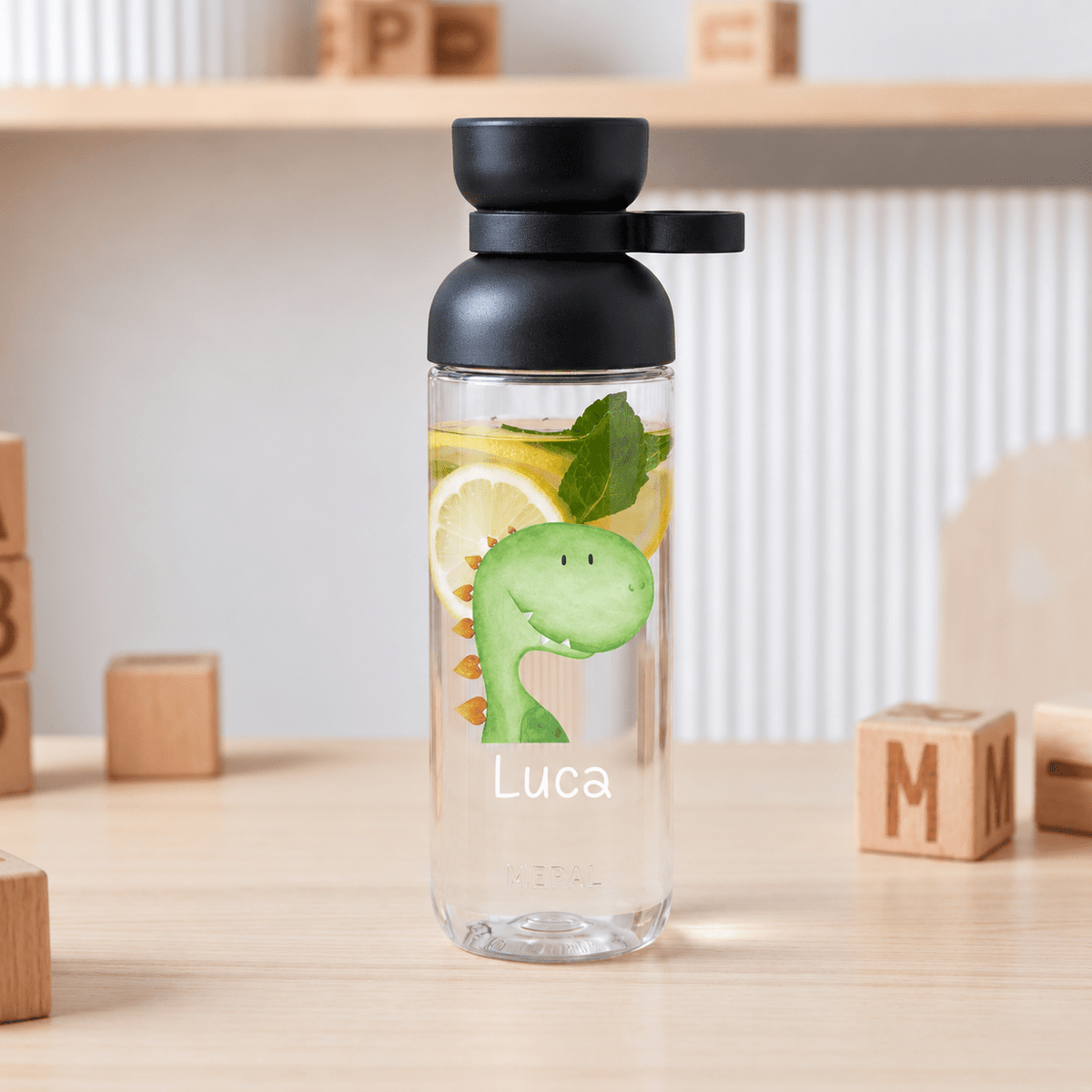 MEPAL Kinder Trinkflasche Vita personalisiert - Tier Aquarell - wunderwunsch
