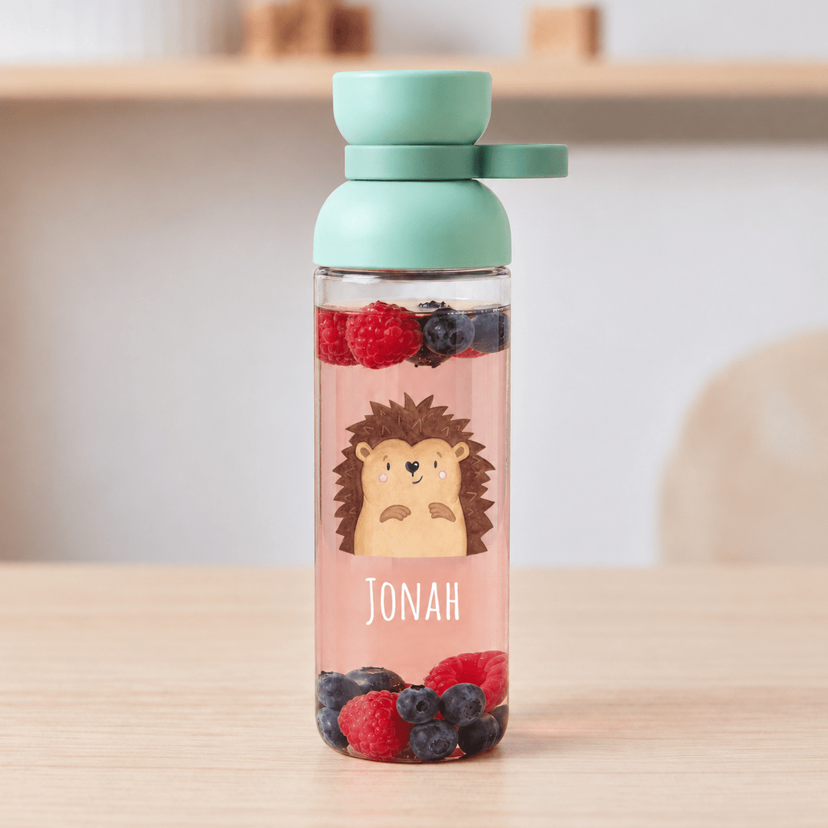 MEPAL Kinder Trinkflasche Vita personalisiert - Tier Aquarell - wunderwunsch