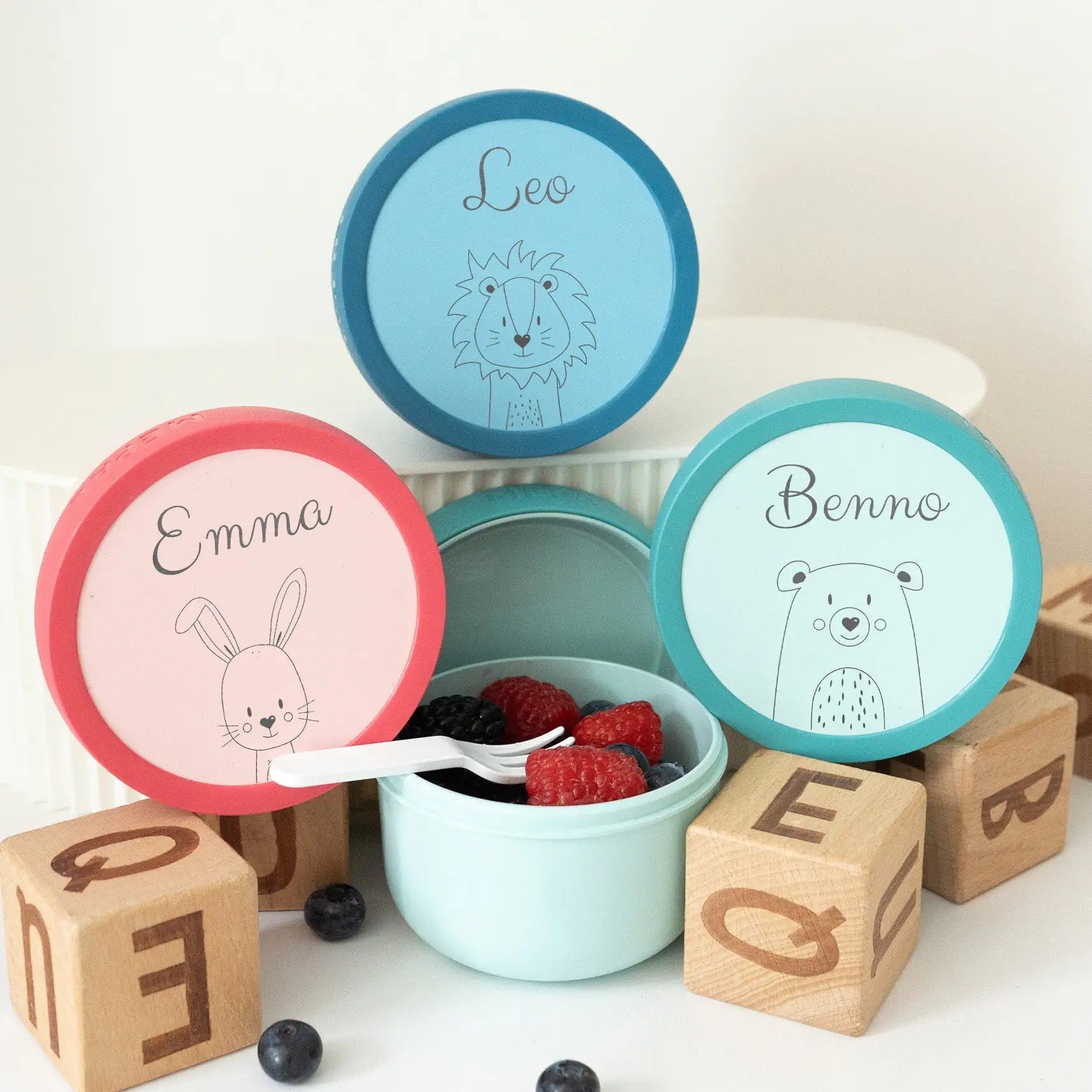 MEPAL Obstbox personalisiert - Tier - wunderwunsch
