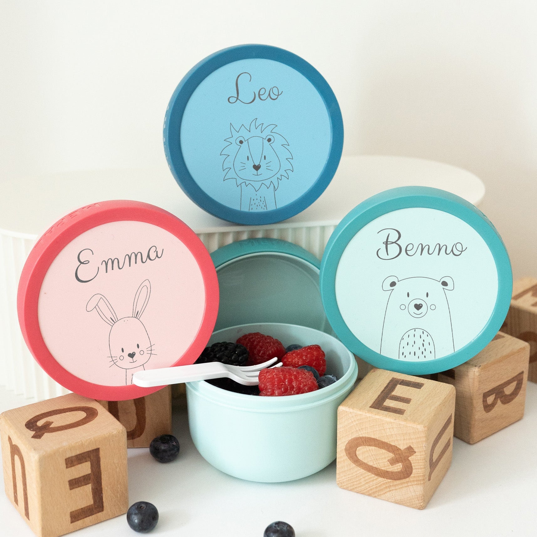 MEPAL Obstbox personalisiert - Tier - wunderwunsch