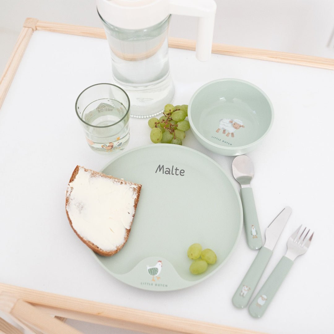 MEPAL X LITTLE DUTCH Kindergeschirrset 6tlg. personalisierbar - wunderwunsch