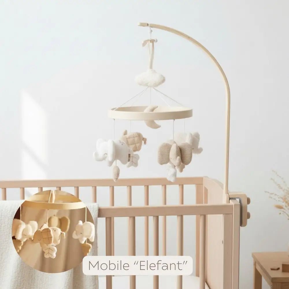 Mobile Halter aus Holz - optional mit Mobile - wunderwunsch