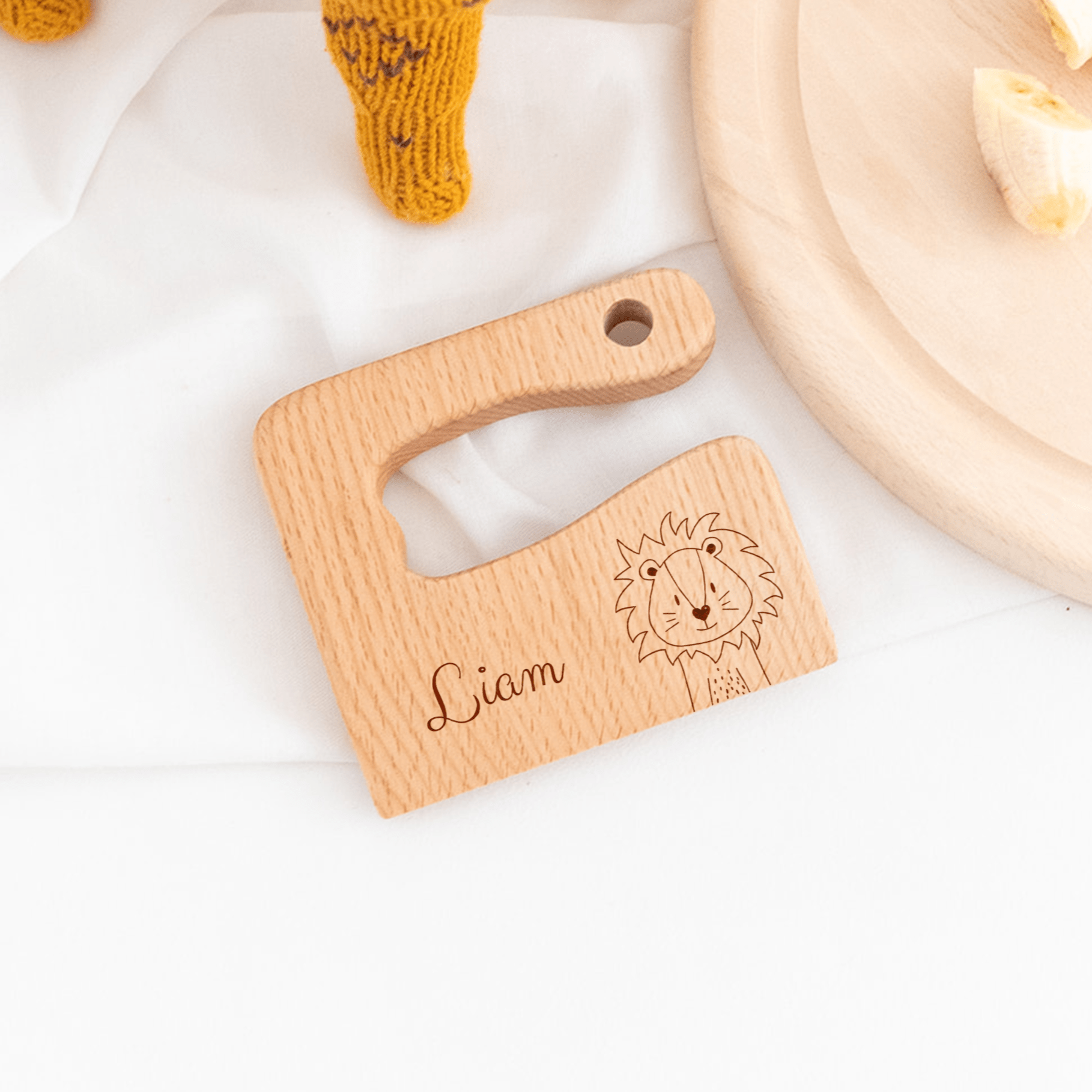 Montessori sicheres Kindermesser "Tier rechts" - wunderwunsch