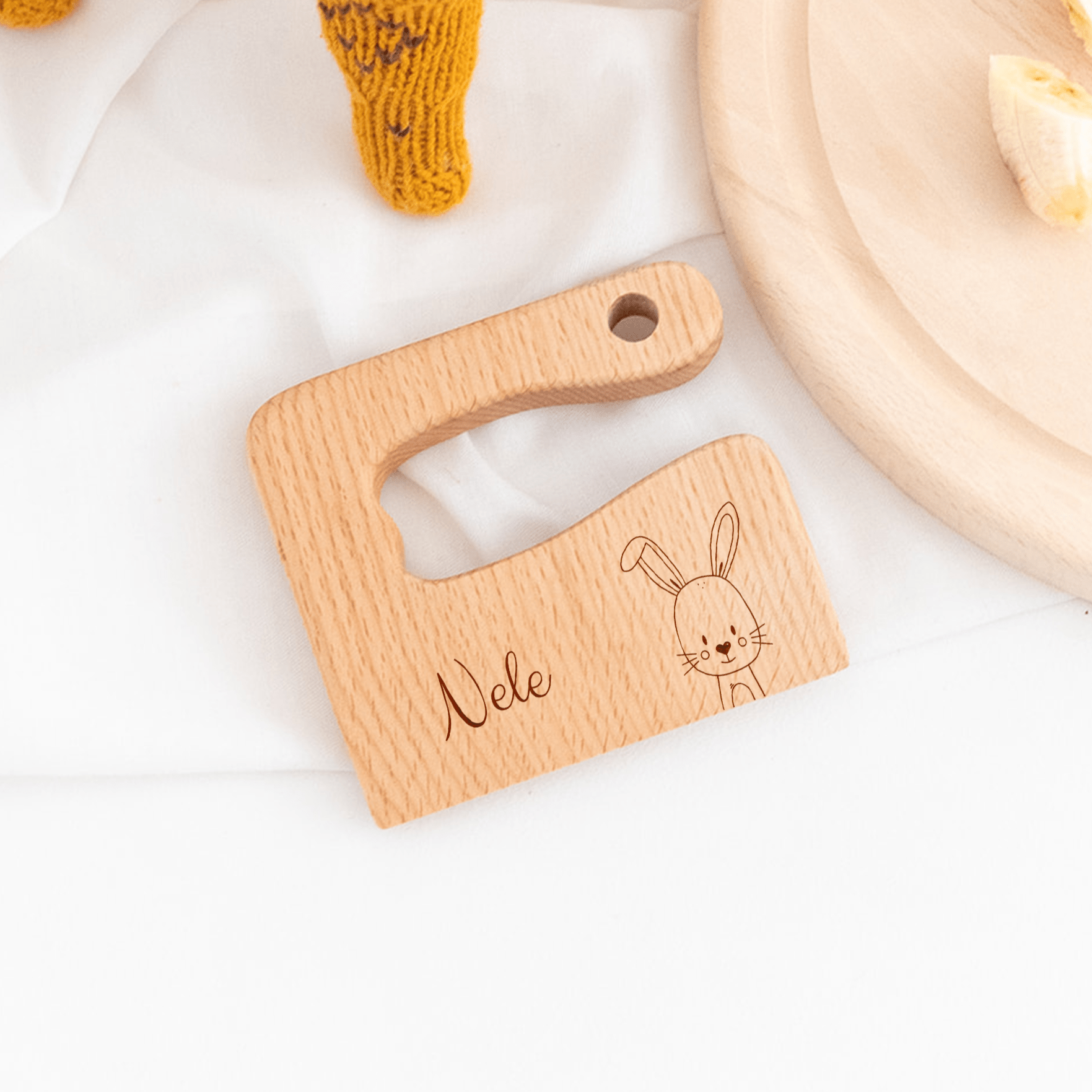 Montessori sicheres Kindermesser "Tier rechts" - wunderwunsch
