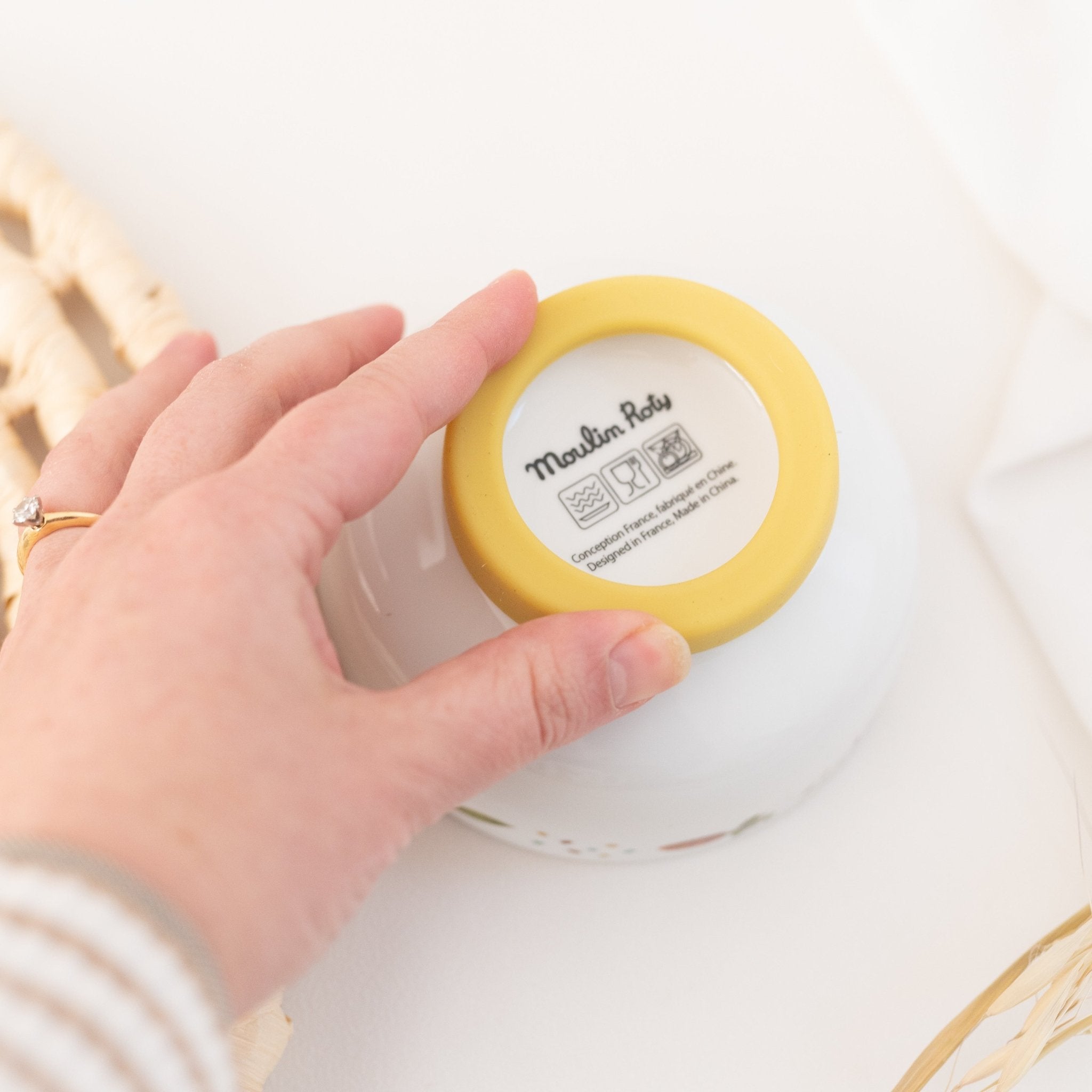 MOULIN ROTY Porzellangeschirr - Set personalisiert "Hase" - wunderwunsch