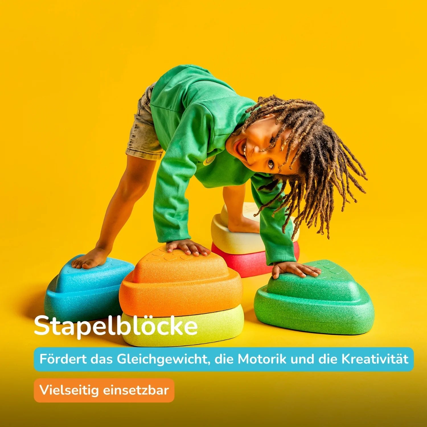 NATTOU Blocky Balance Spielsteine 6er Set - wunderwunsch