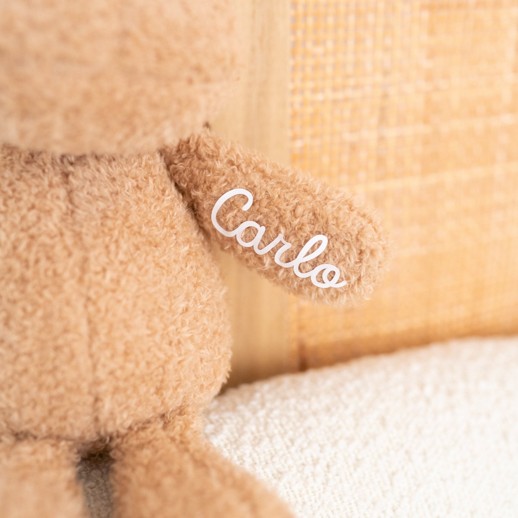 NATTOU Kuscheltier mit Name - Nashorn, Giraffe, Elefant - wunderwunsch