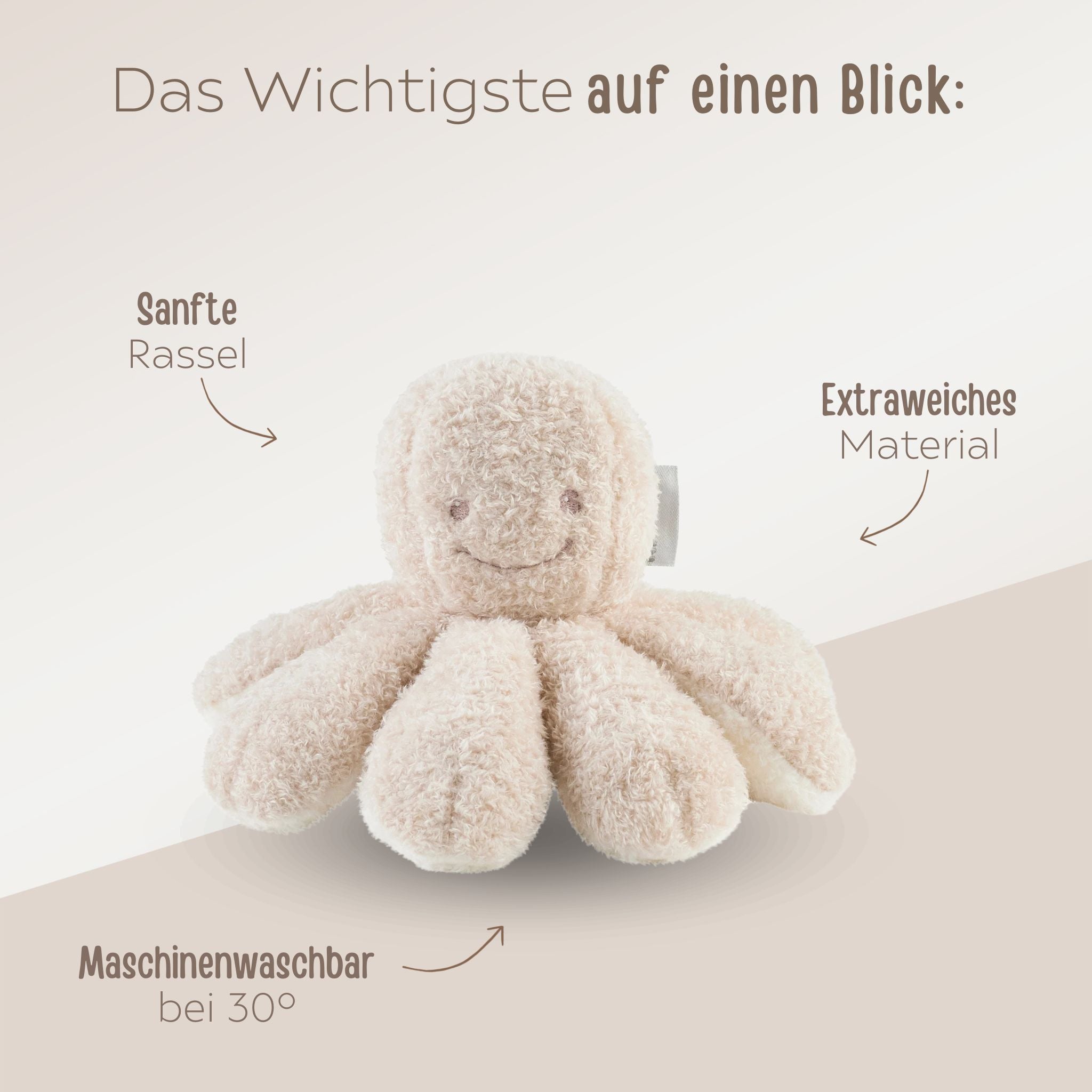 NATTOU Kuscheltier Oktopus - wunderwunsch