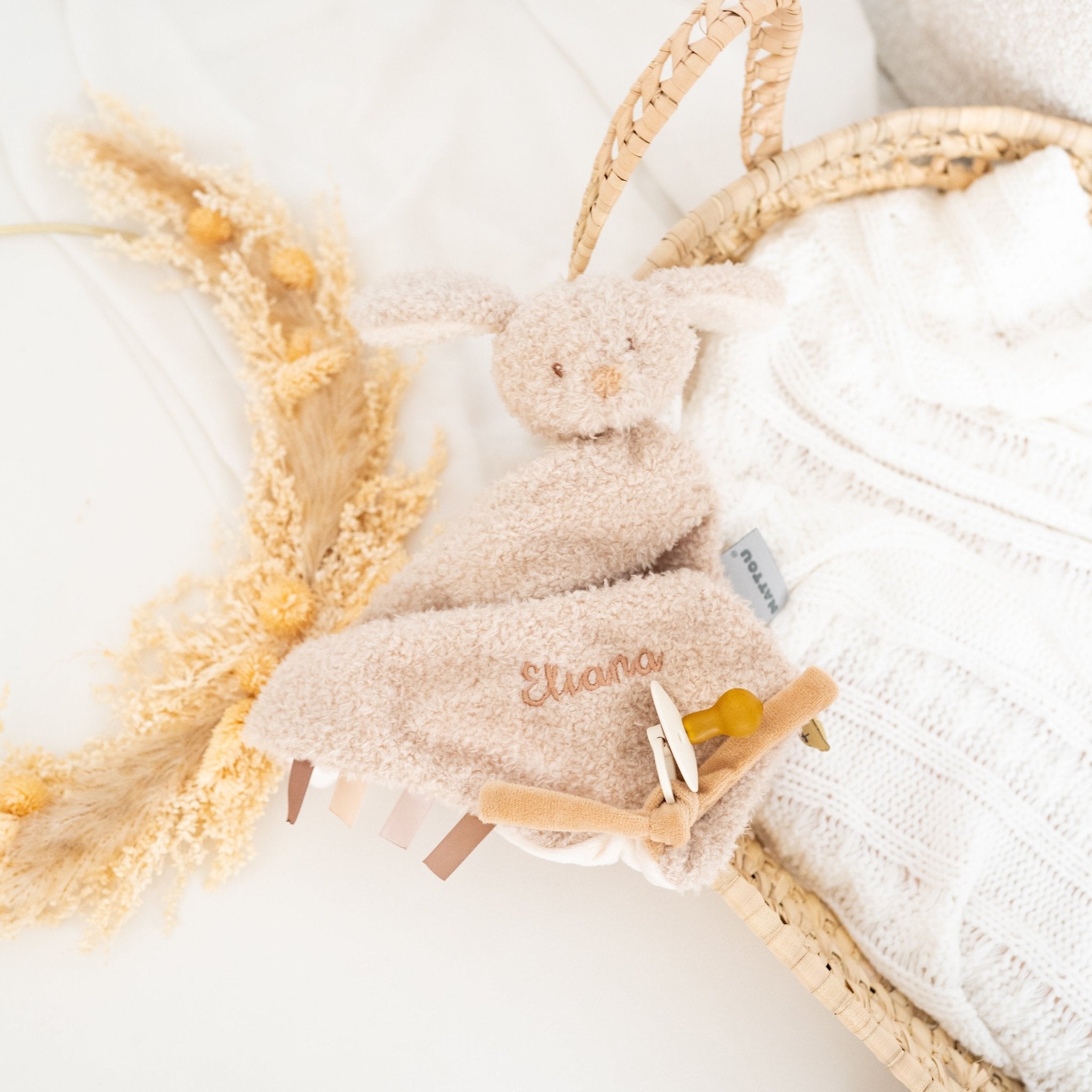 NATTOU Schmusetuch - BĂ€r, Hase - wunderwunsch