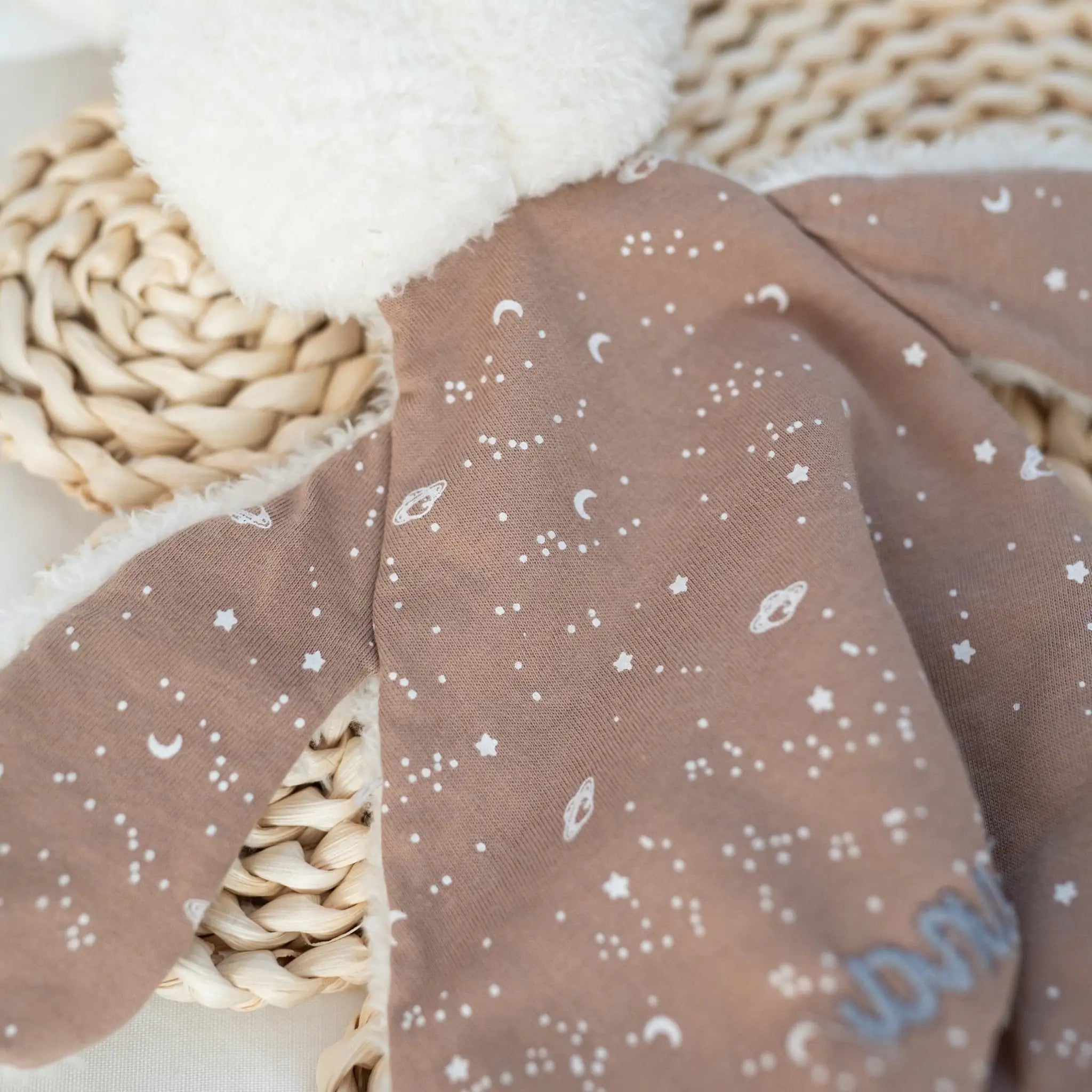 NATTOU Schmusetuch Hase personalisiert - leuchtet im Dunkeln - wunderwunsch