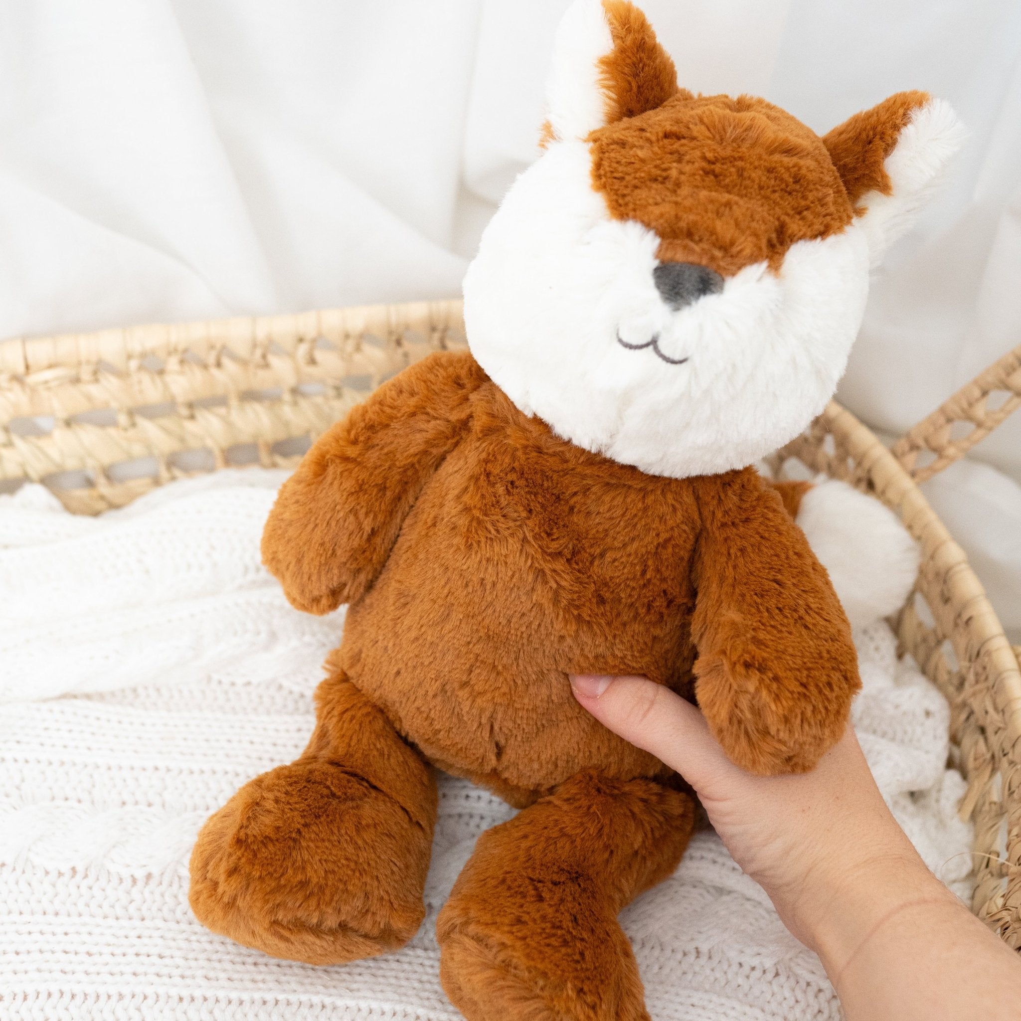 O.B. DESIGNS Kuscheltier Fuchs personalisiert - wunderwunsch