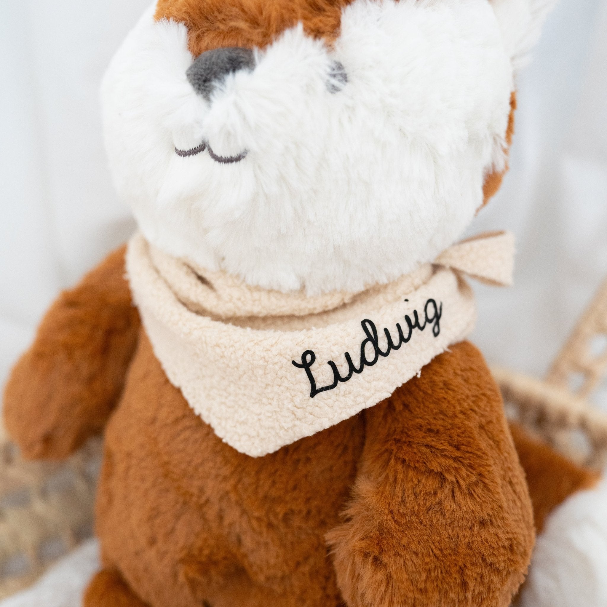 O.B. DESIGNS Kuscheltier Fuchs personalisiert - wunderwunsch