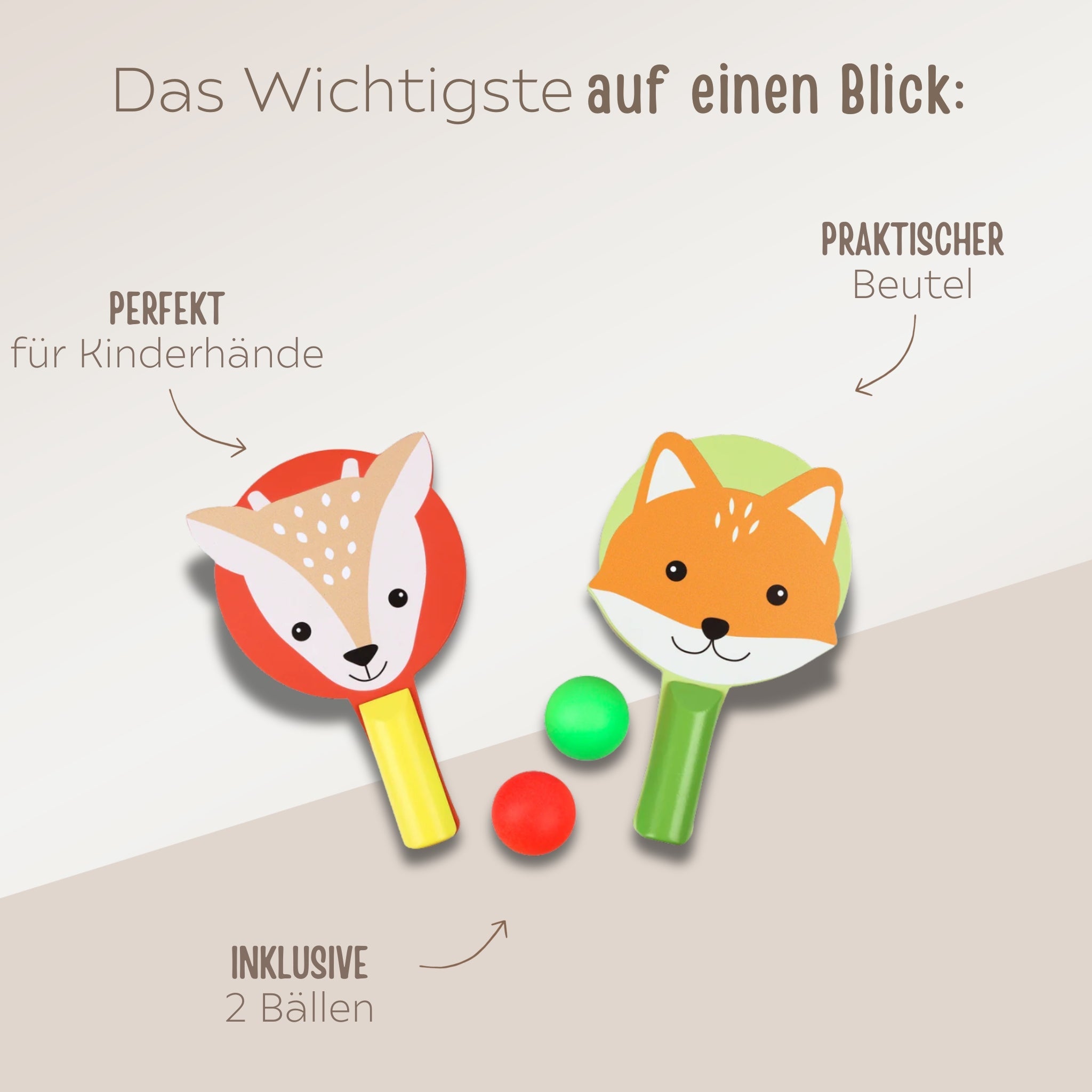 ORANGE TREE TOYS Ping Pong Set personalisiert - wunderwunsch