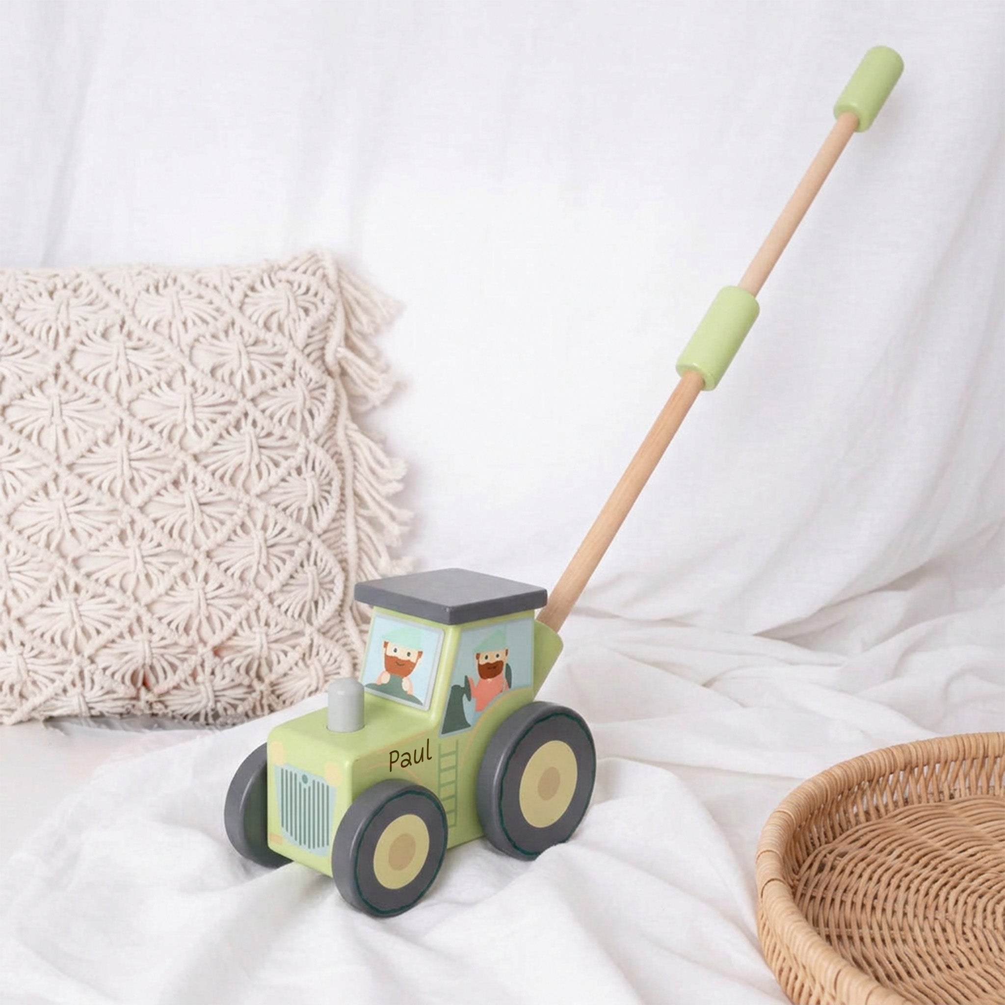 ORANGE TREE TOYS Schiebespielzeug Traktor - wunderwunsch