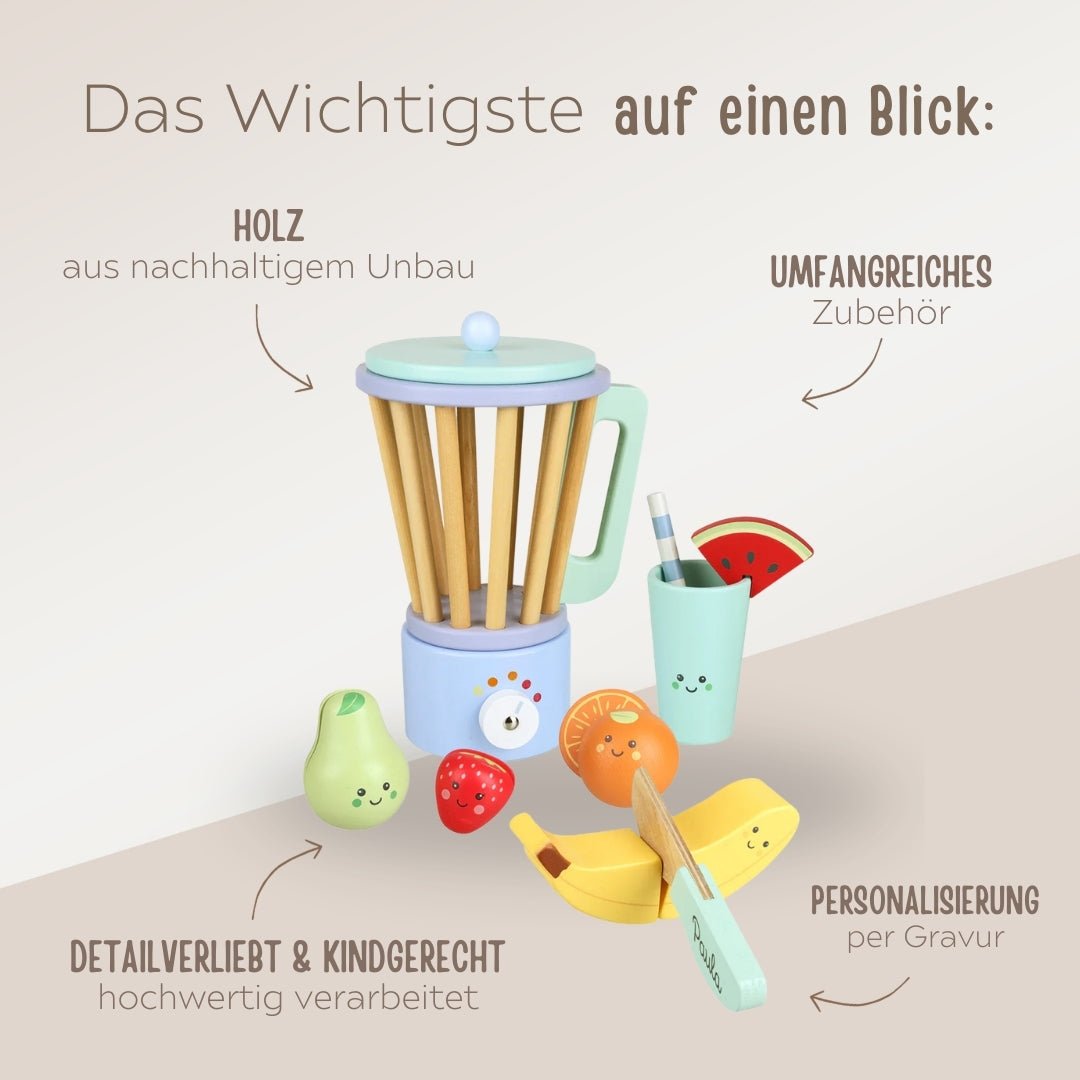 ORANGE TREE TOYS Smoothie Maker personalisierbar - wunderwunsch