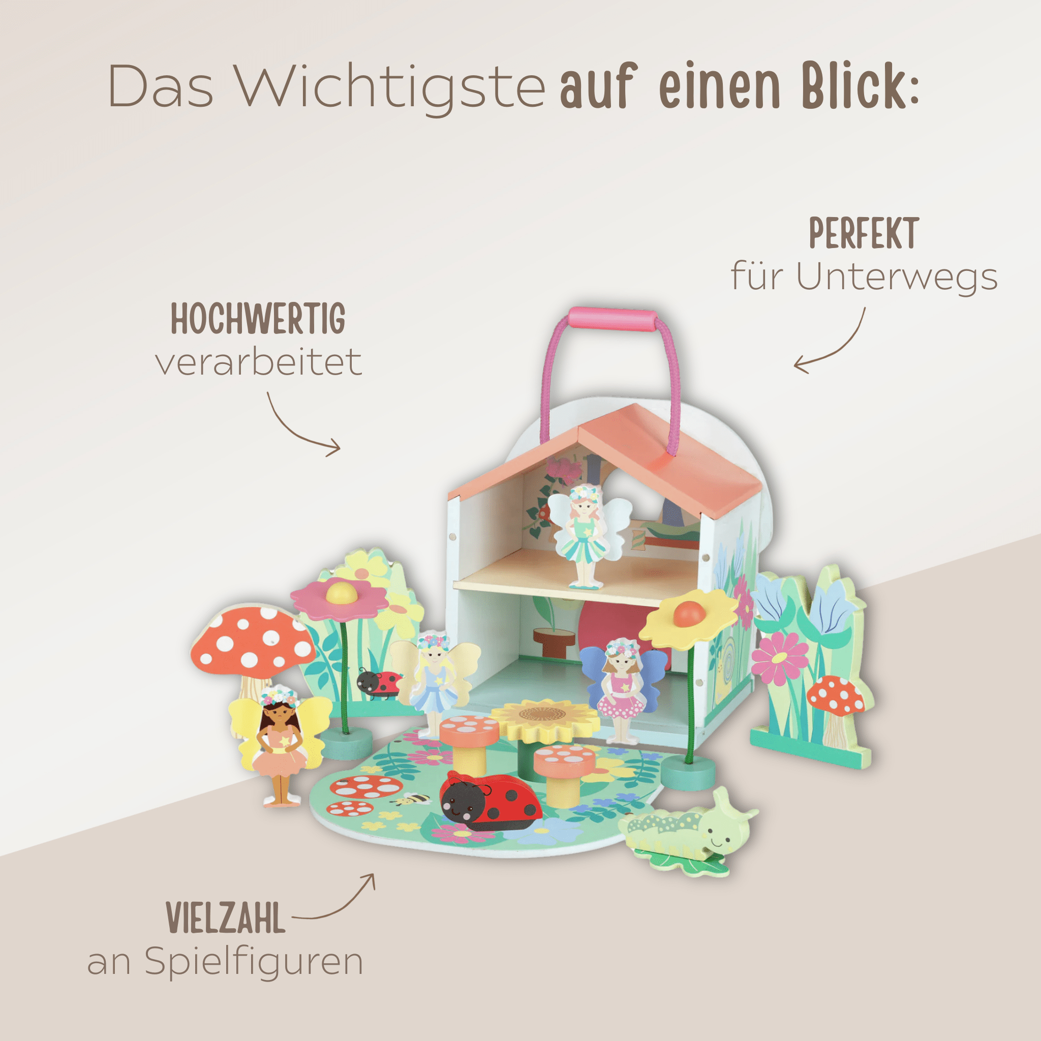 ORANGE TREE TOYS Spielhaus personalisiert - wunderwunsch