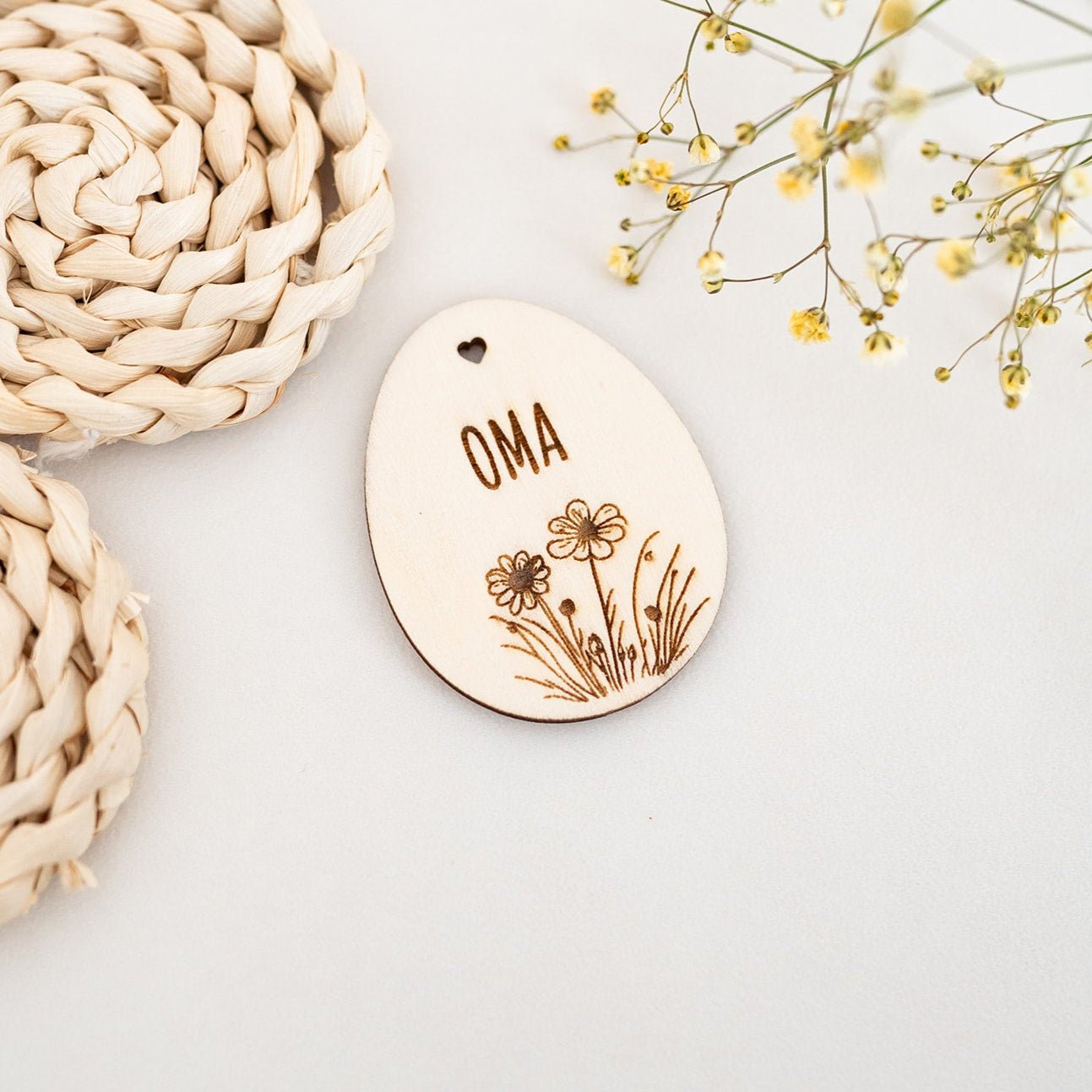 Osterei HolzanhÀnger personalisiert - wunderwunsch