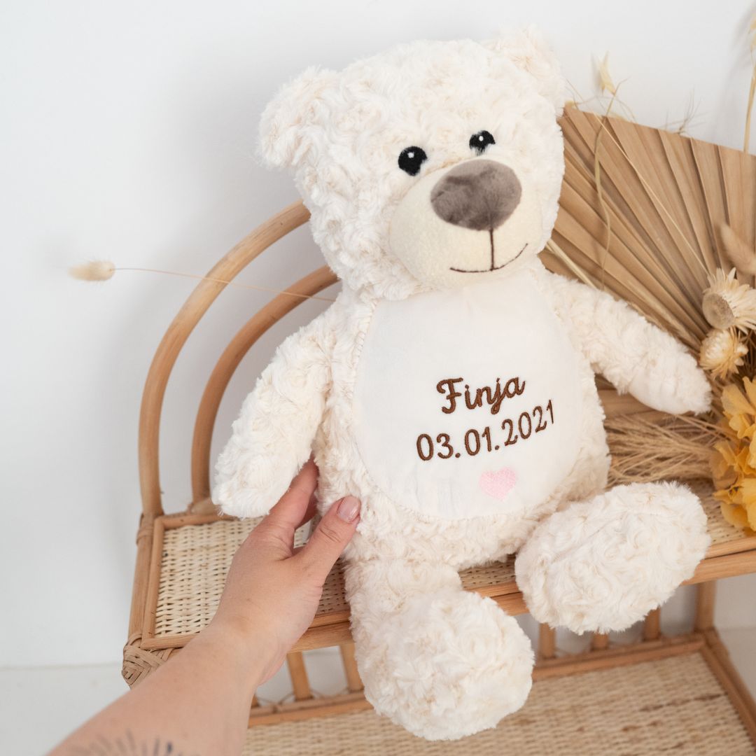 Personalisiertes Kuscheltier mit Namens - Stickerei - wunderwunsch
