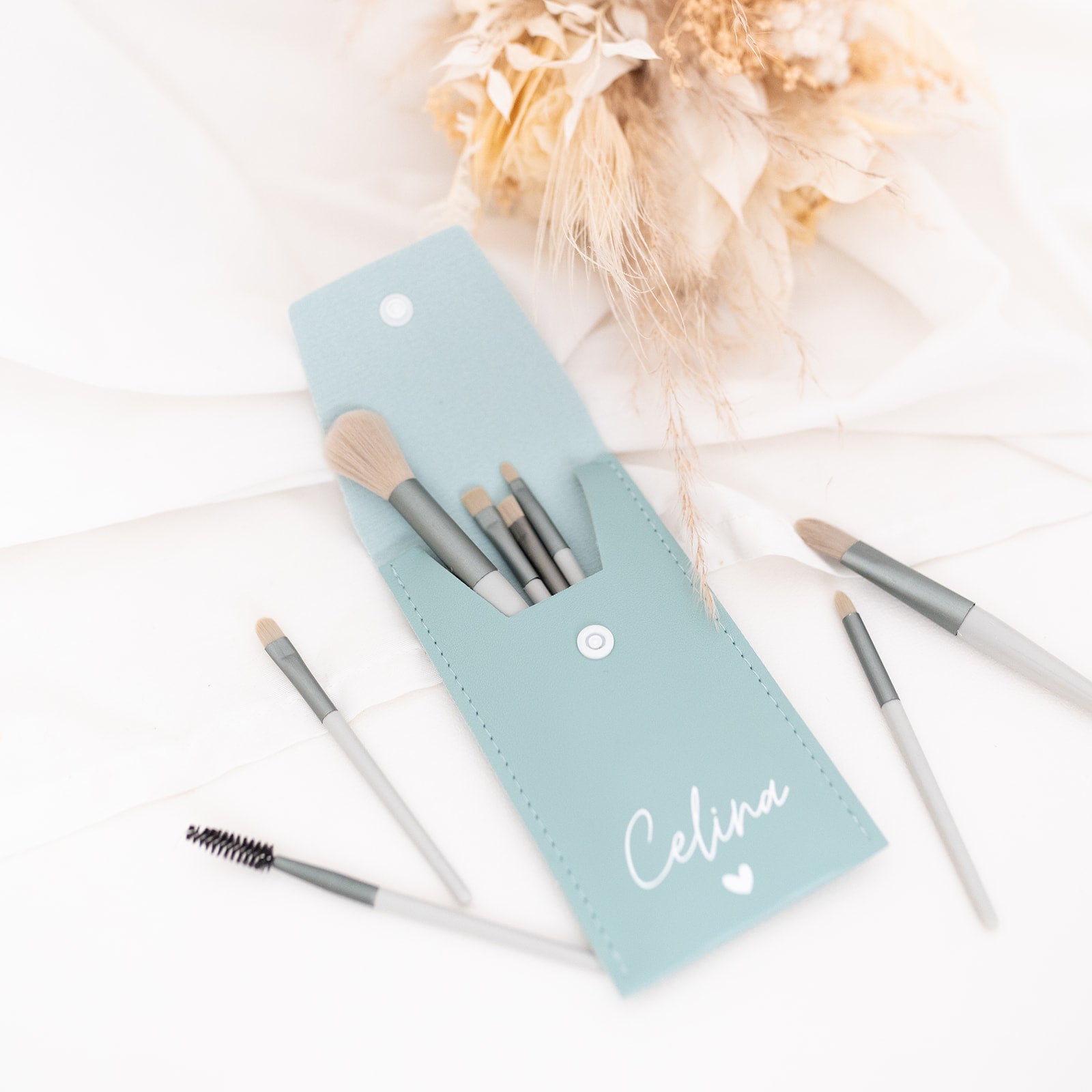 Pinseltasche mit Pinsel - wunderwunsch