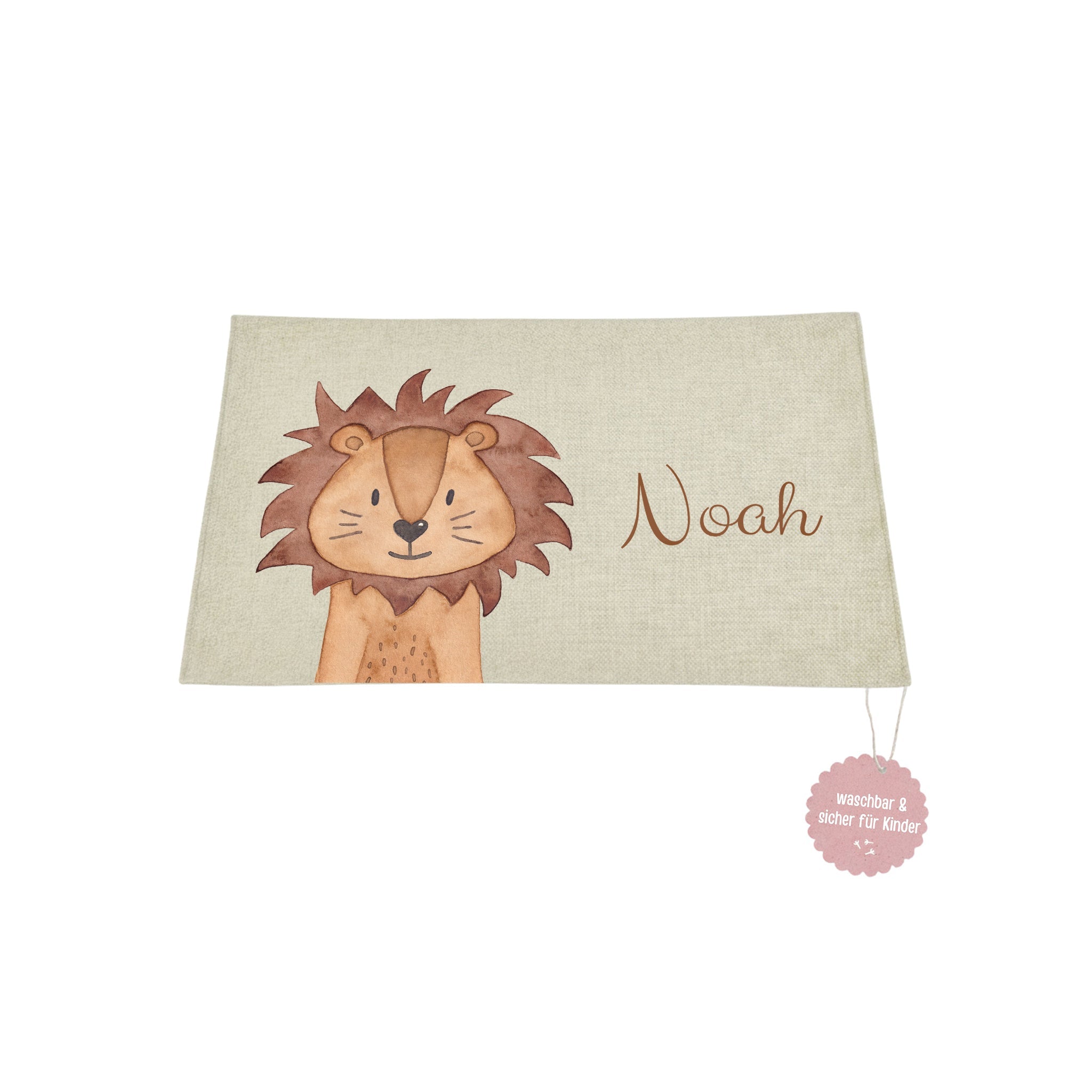 Platzdeckchen personalisiert - Tier Aquarell - wunderwunsch