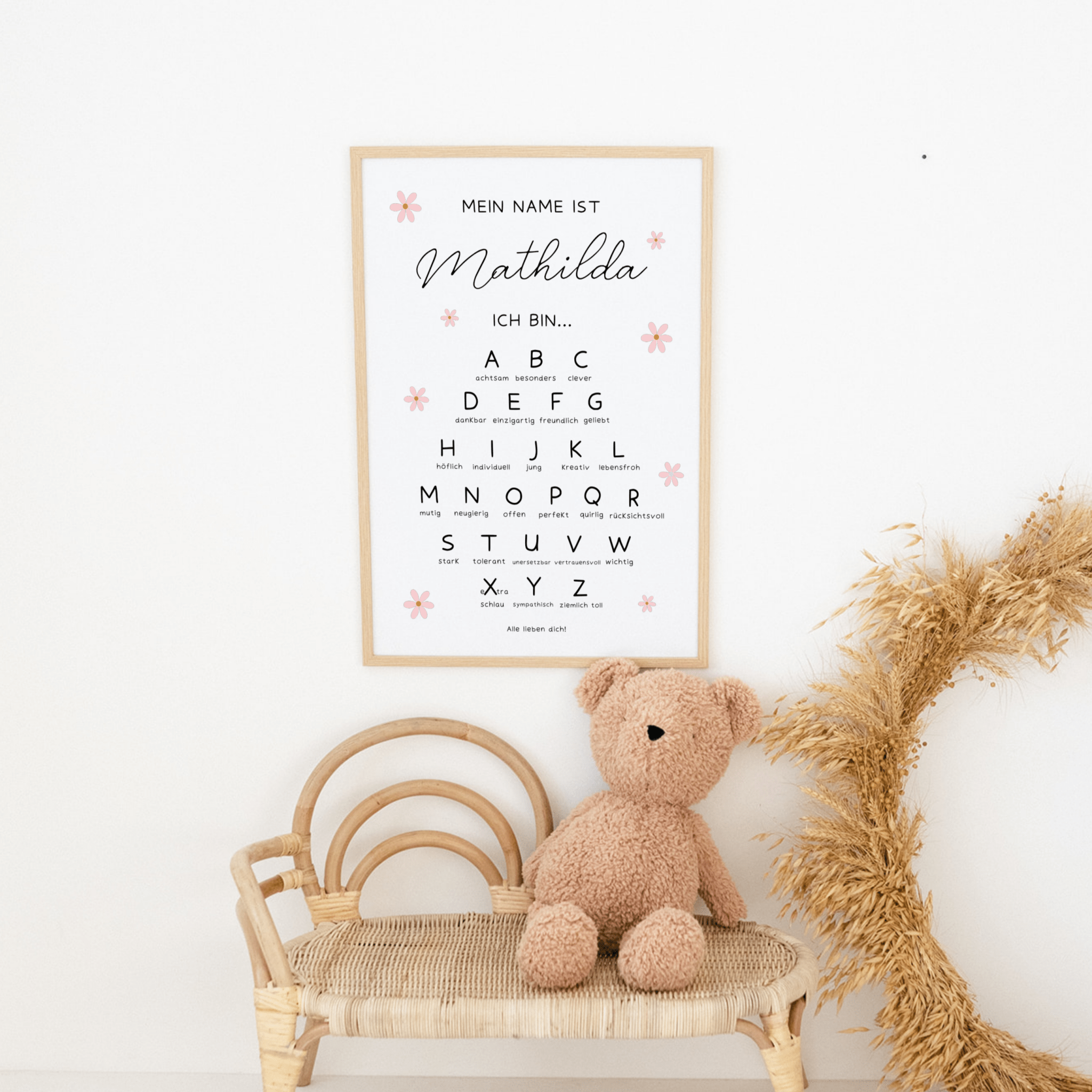 Poster - ABC Affirmationen - wunderwunsch