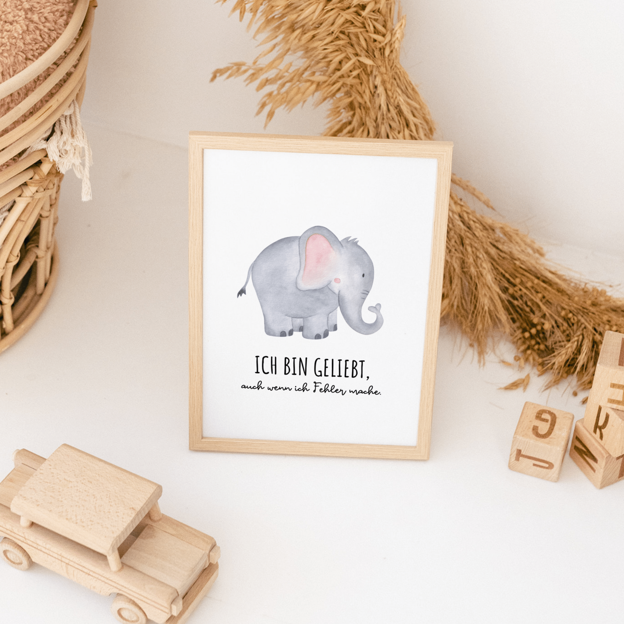 Poster - Tier Affirmationen - wunderwunsch