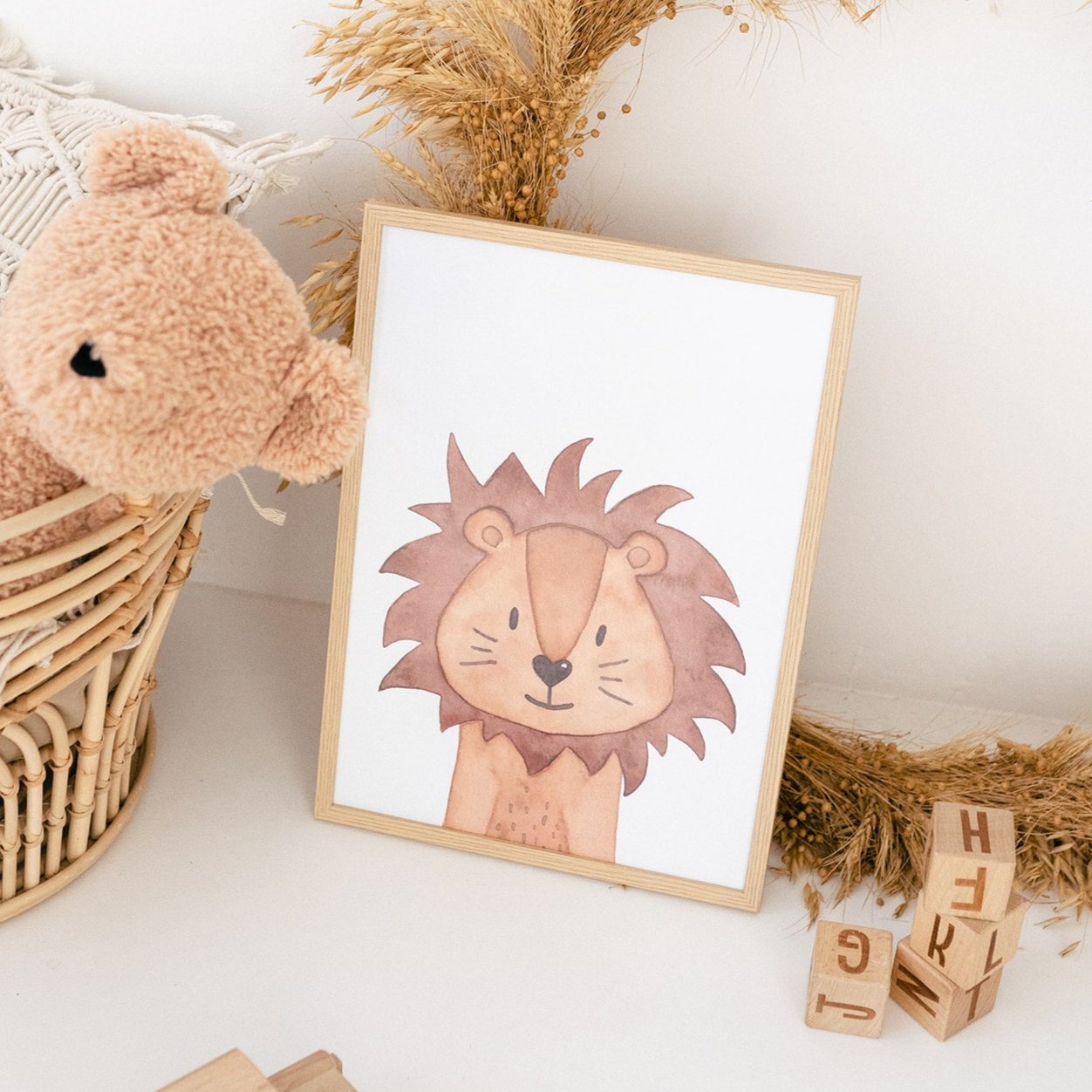 Poster - Tier Aquarell - wunderwunsch