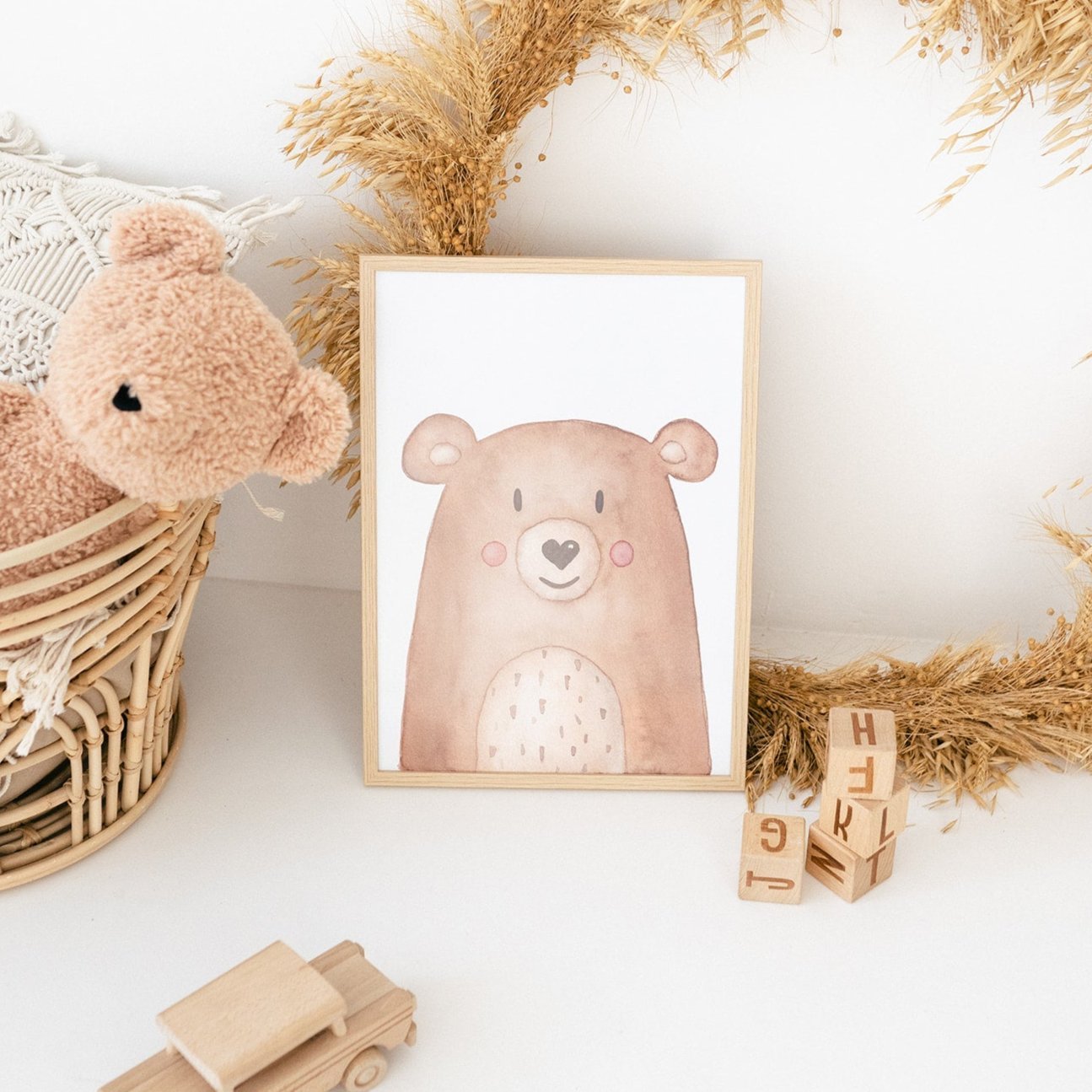 Poster - Tier Aquarell - wunderwunsch