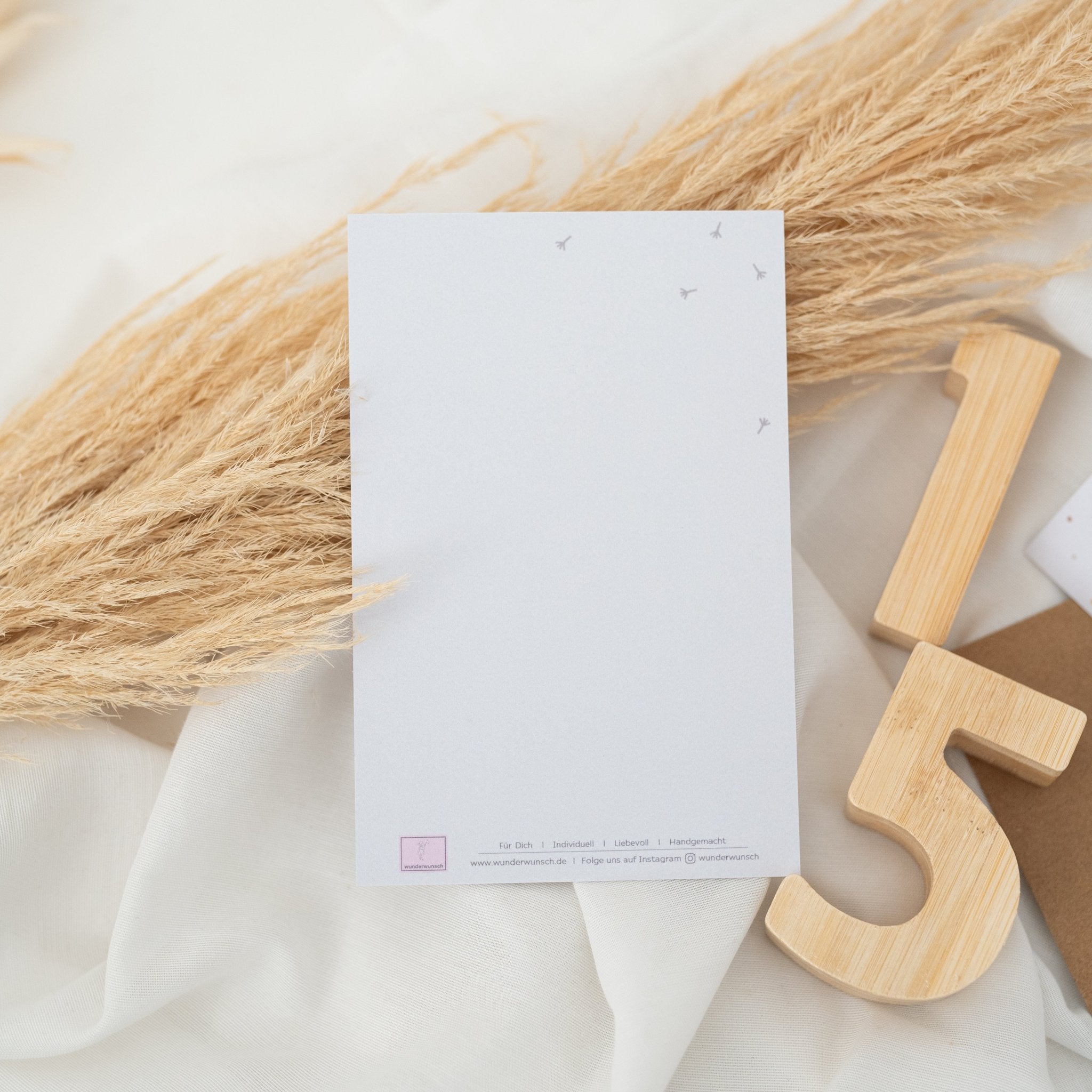 Postkarte "Endlich Schulkind 2025" - wunderwunsch