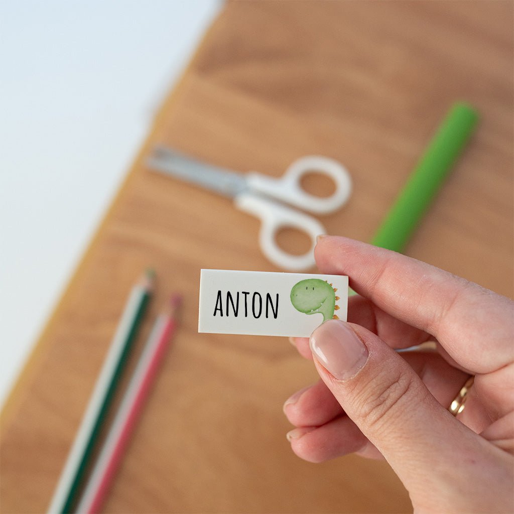 Radiergummi personalisiert - Tier Aquarell - wunderwunsch