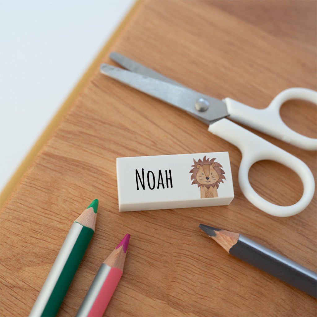 Radiergummi personalisiert - Tier Aquarell - wunderwunsch