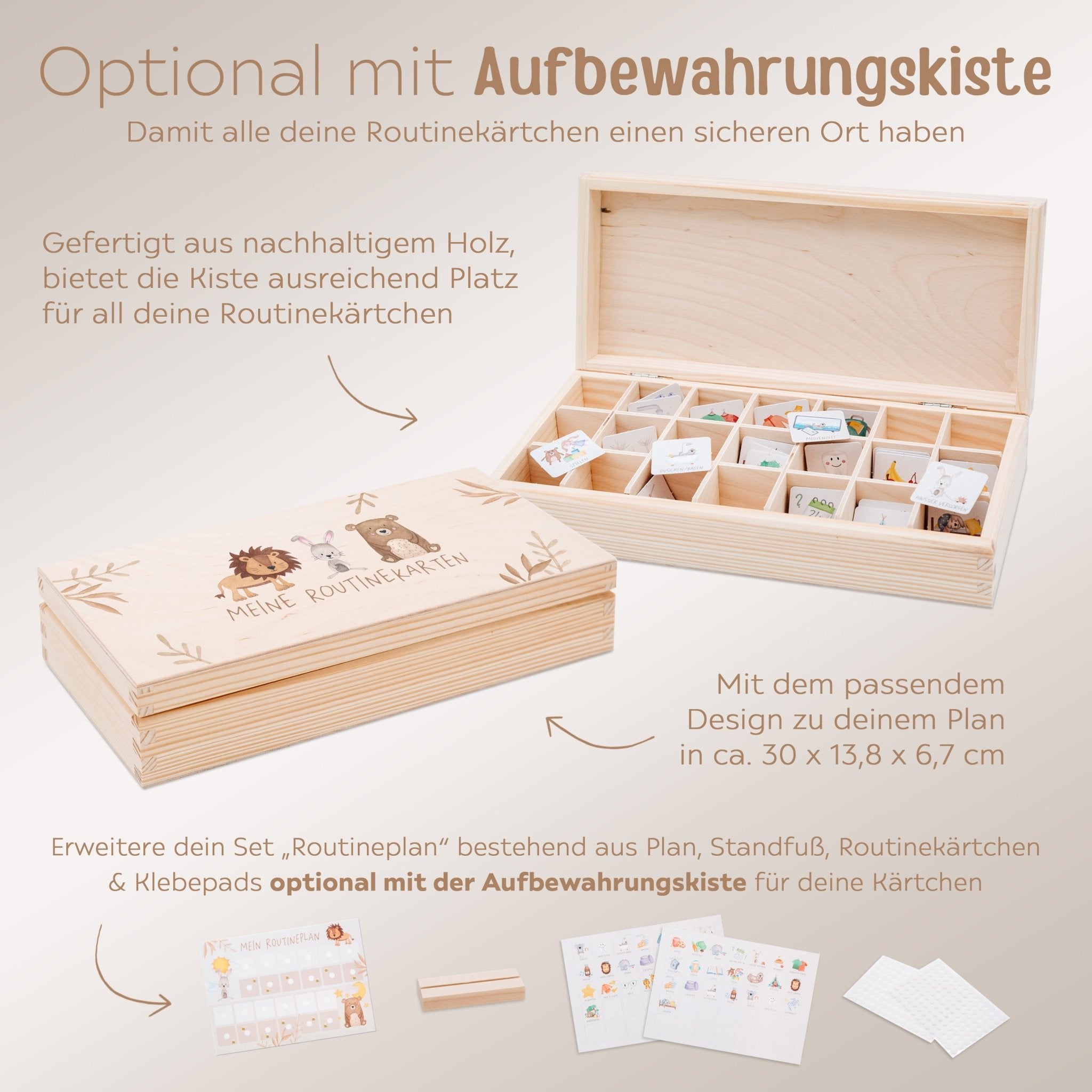 Routineplan "Tiere Boho" - wunderwunsch