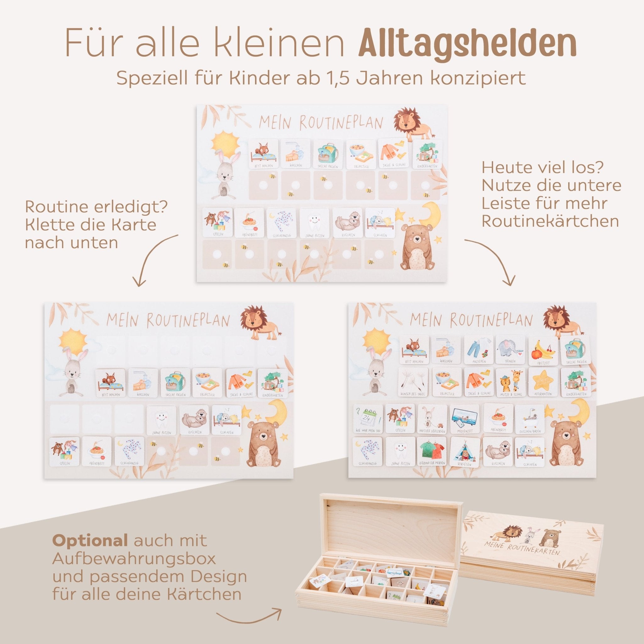 Routineplan "Tiere Boho" - wunderwunsch