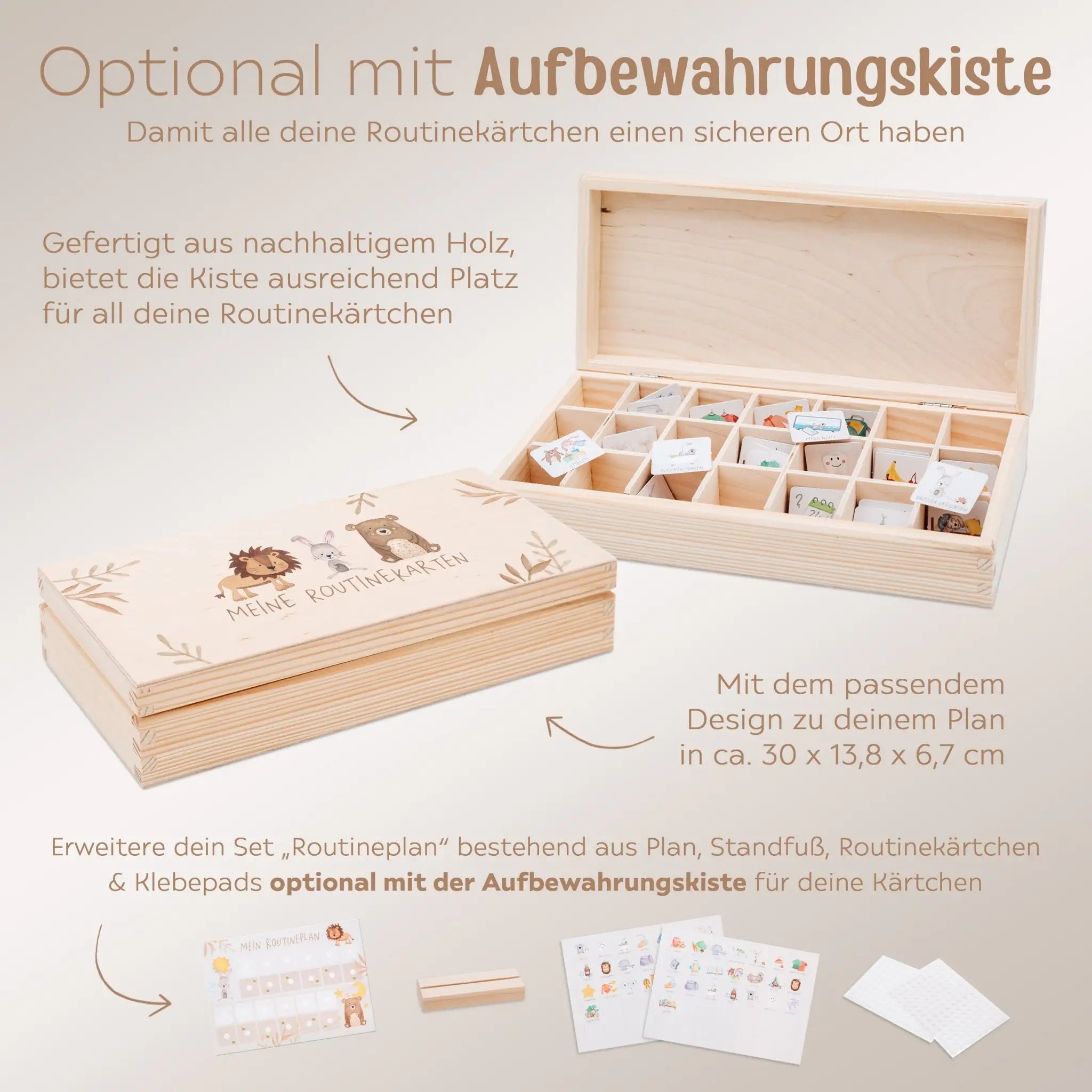Routineplan "Tiere Boho" - wunderwunsch
