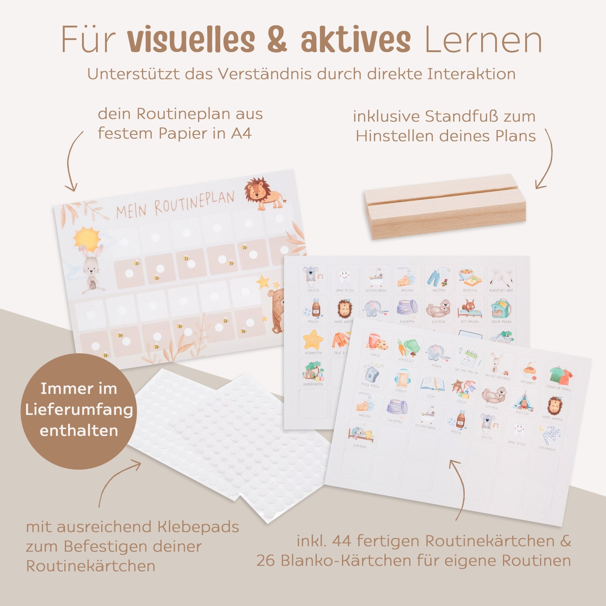 Routineplan "Tiere Boho" - wunderwunsch