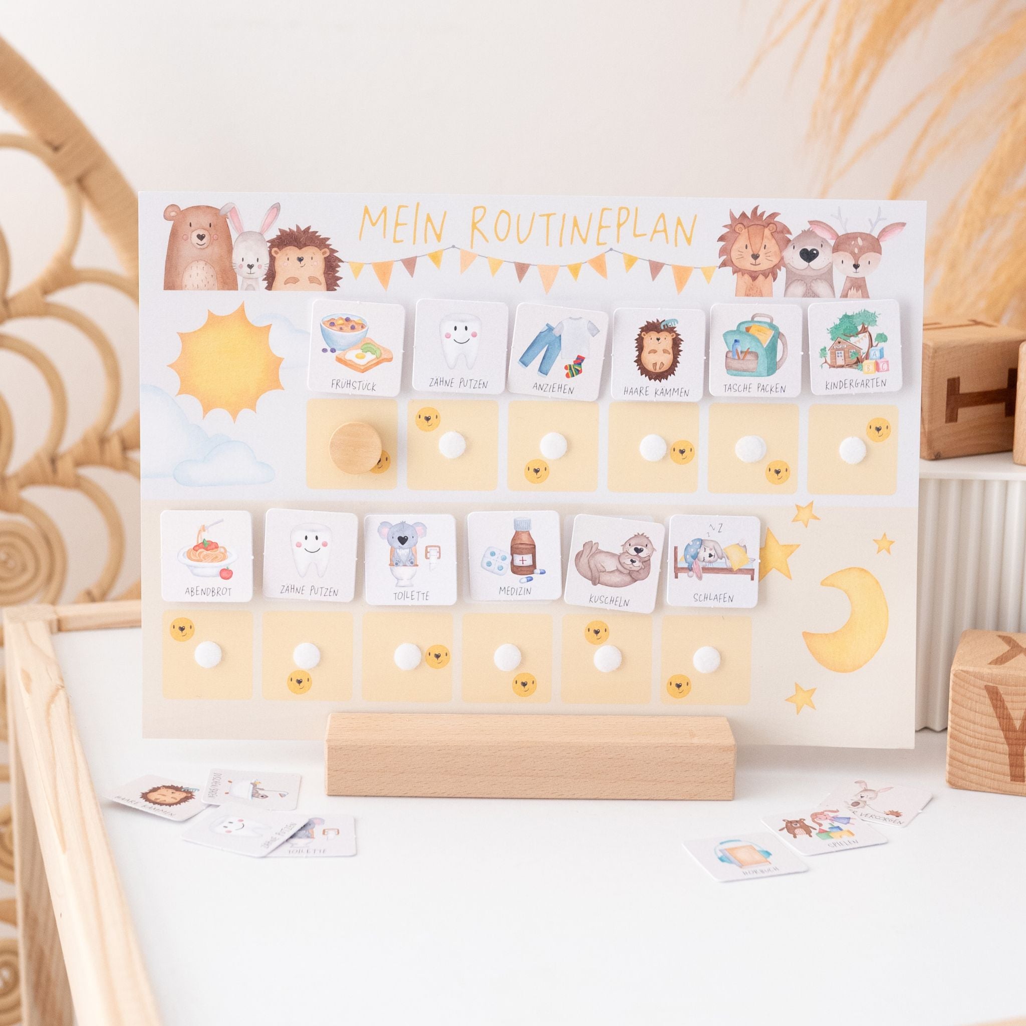 Routineplan "Tiere Girlande" - wunderwunsch