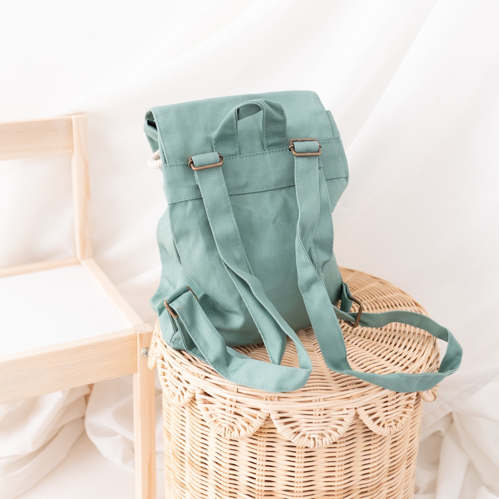 Rucksack mit Namensstick & Regenbogen - wunderwunsch