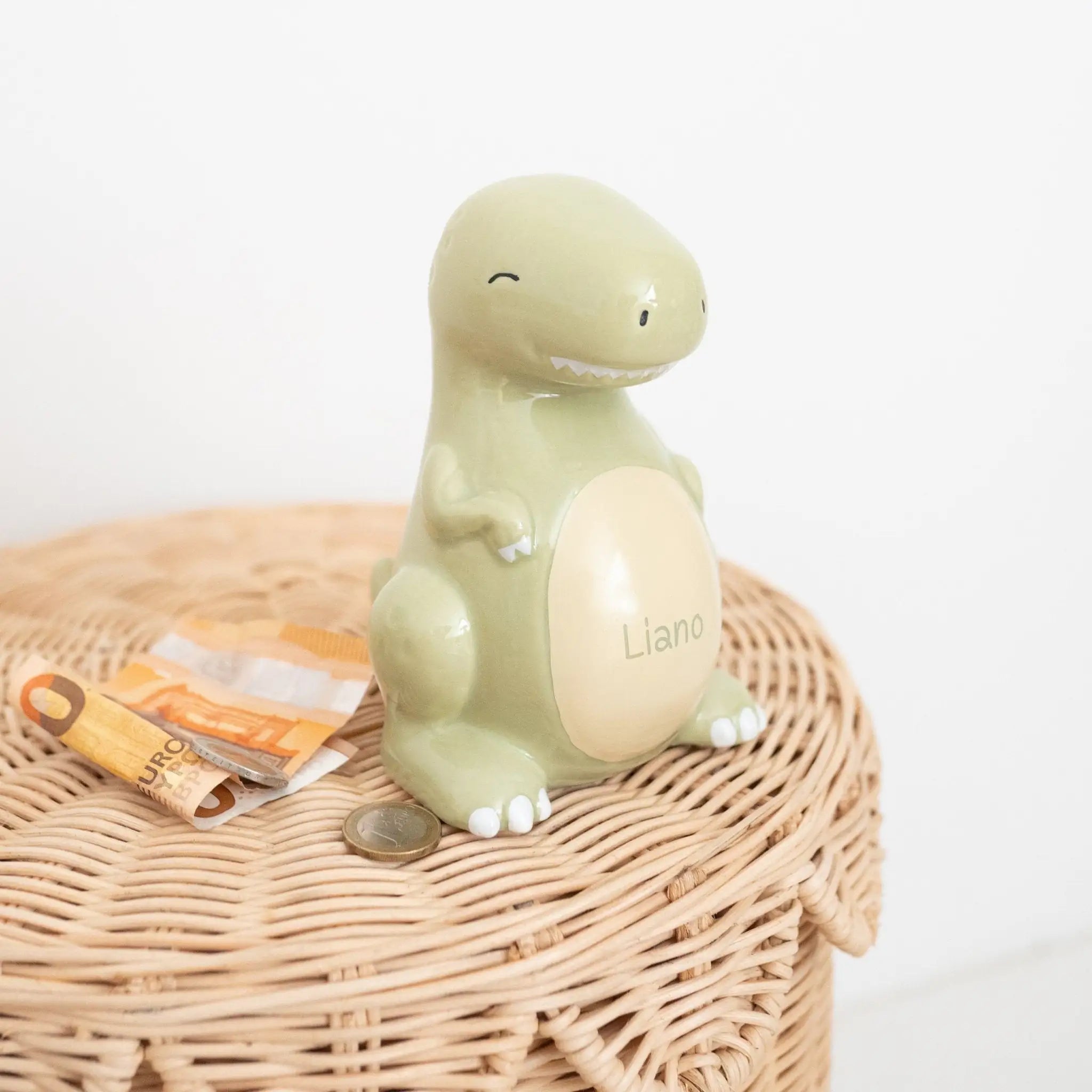 SASSANDBELLE Dino Spardose personalisierbar - wunderwunsch