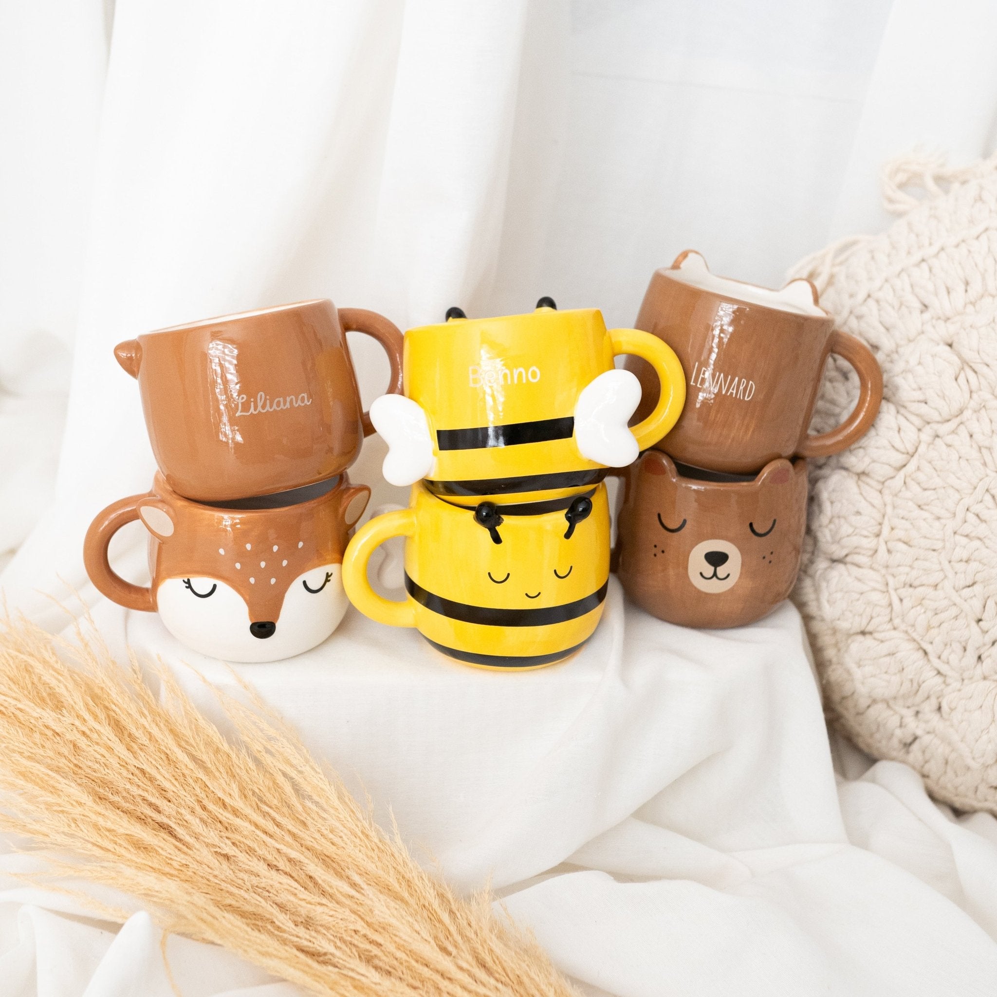 SASSANDBELLE Tasse im Tierdesign personalisiert - wunderwunsch