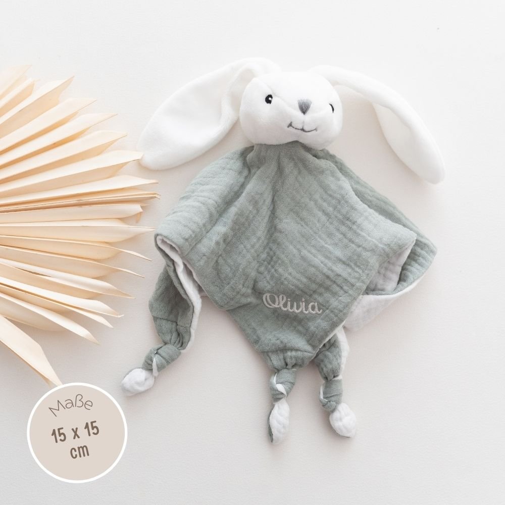 Schmusetier Hase pastell Plüsch - wunderwunsch