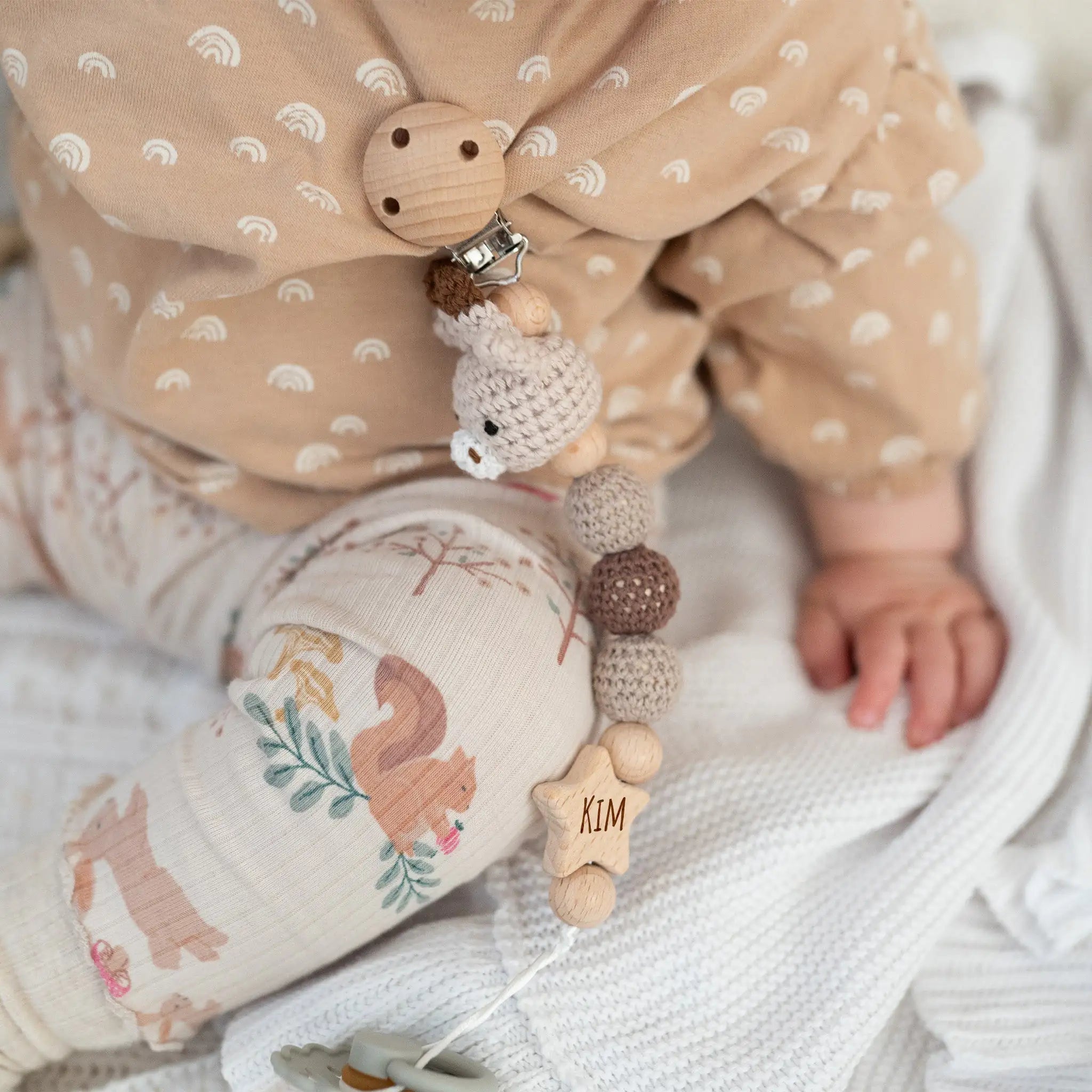 Schnullerkette Tiere - wunderwunsch