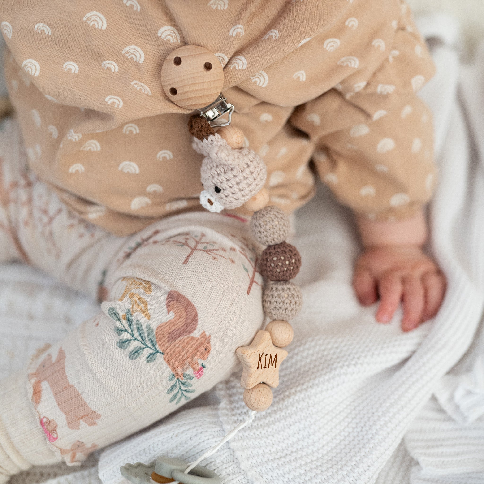 Schnullerkette Tiere - wunderwunsch