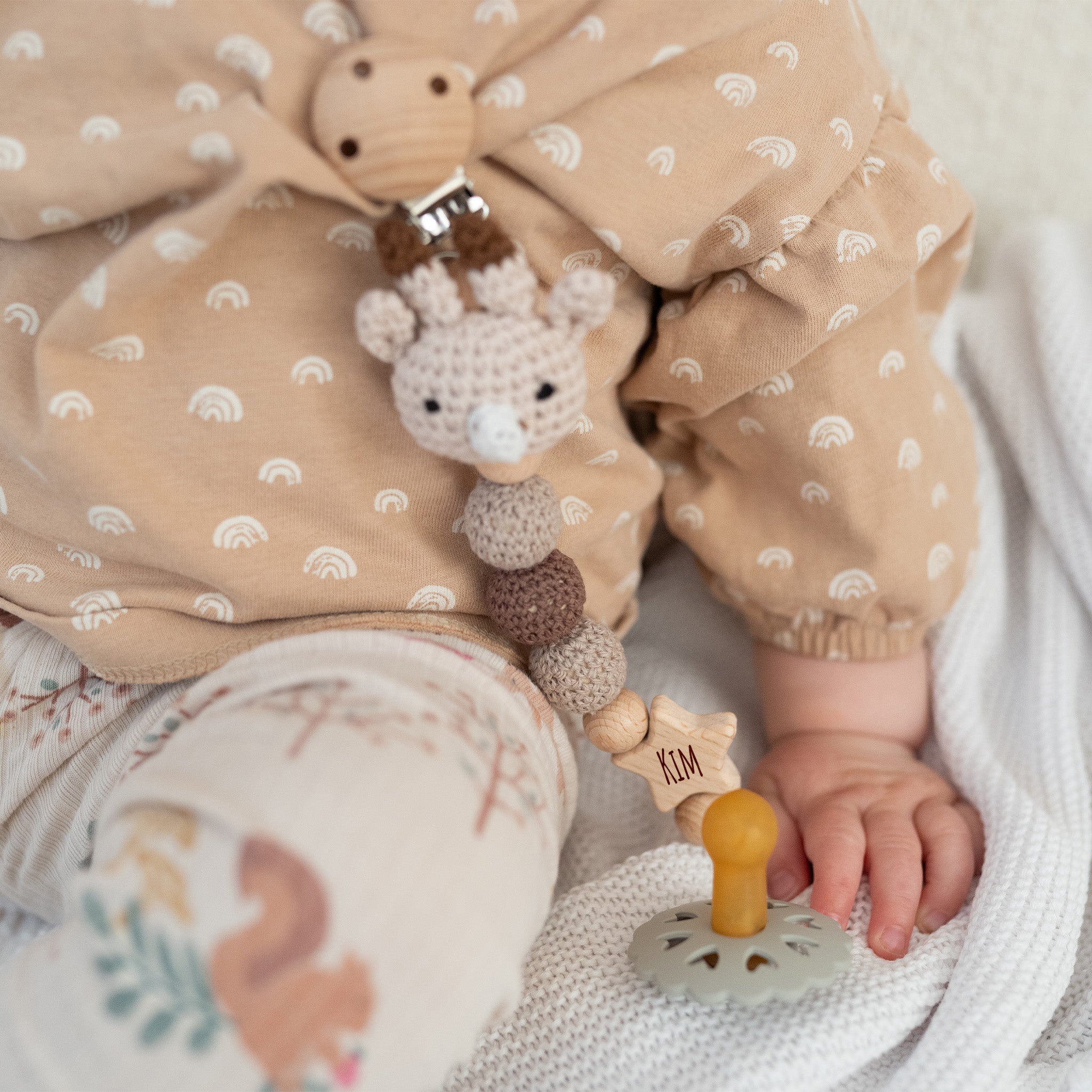 Schnullerkette Tiere - wunderwunsch