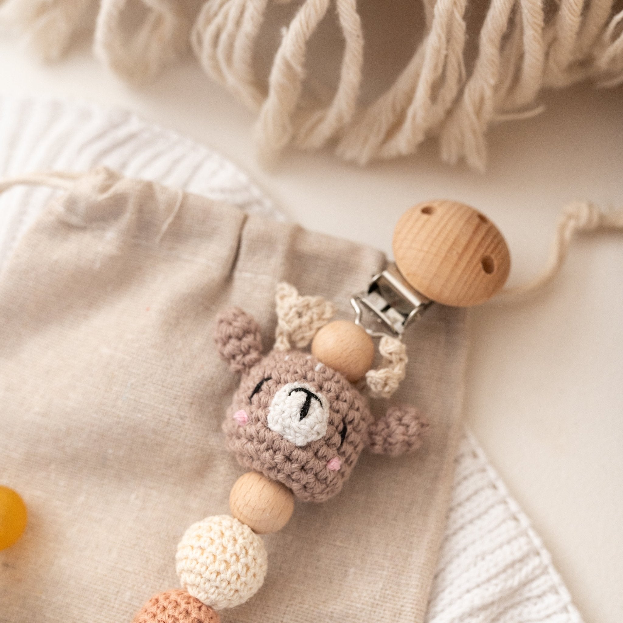 Schnullerkette Tiere - wunderwunsch