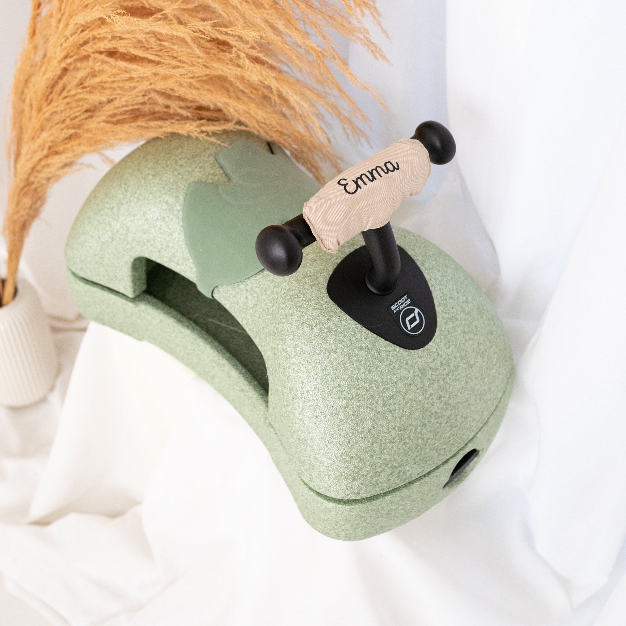 Scoot and Ride MyFirst personalisiert - Beige, Grün & Rosa - wunderwunsch