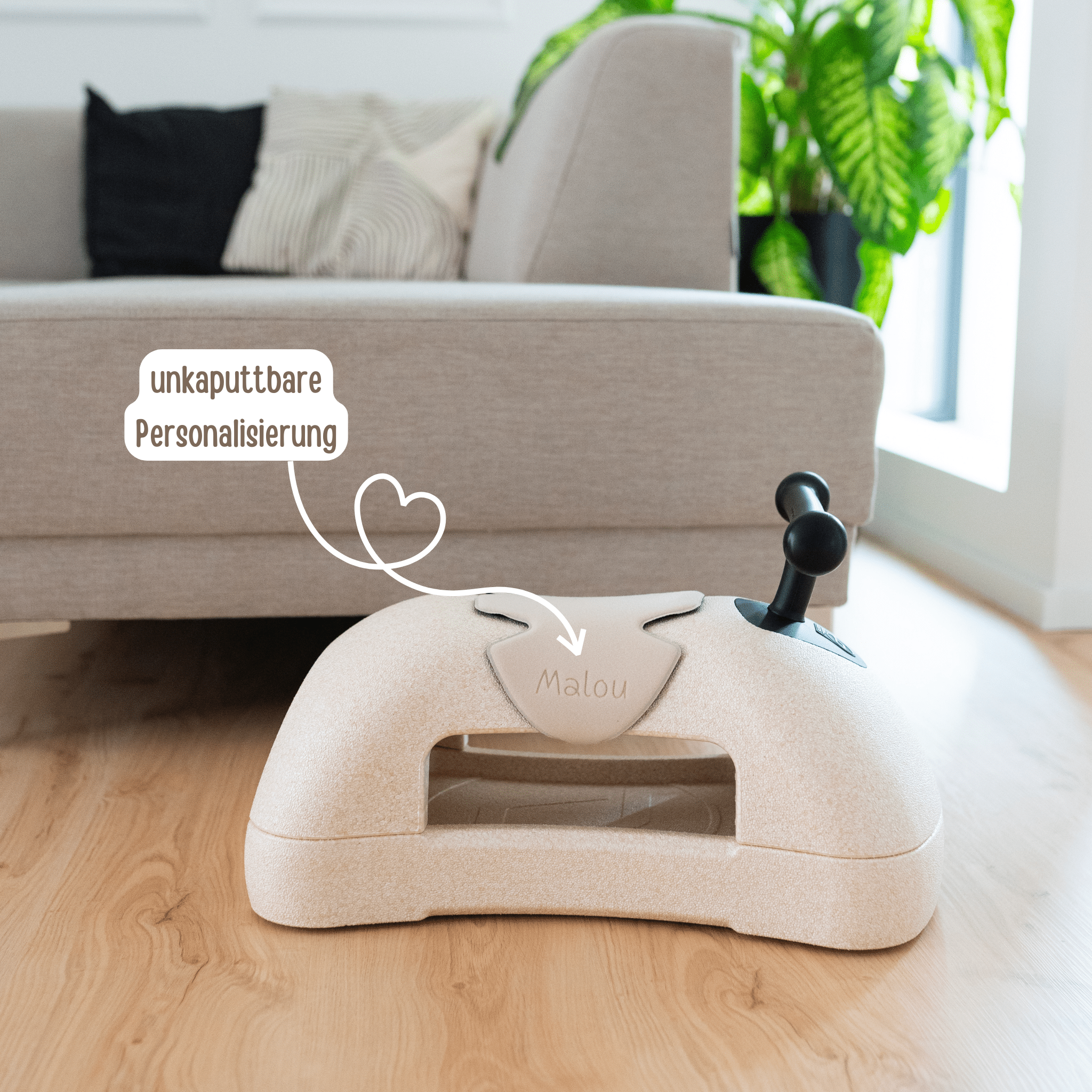 Scoot and Ride MyFirst personalisiert - Beige, Grün & Rosa - wunderwunsch