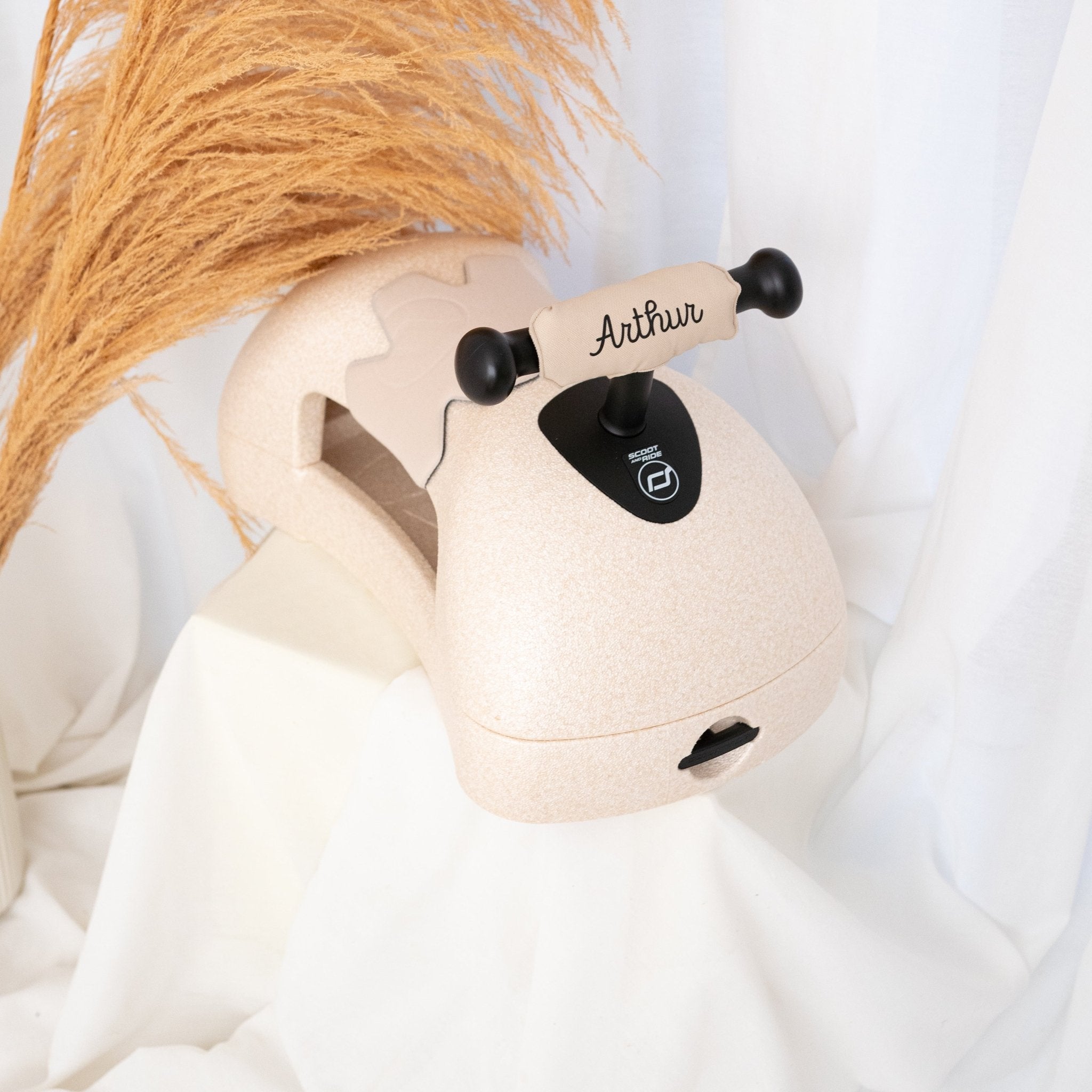 Scoot and Ride MyFirst personalisiert - Beige, Grün & Rosa - wunderwunsch