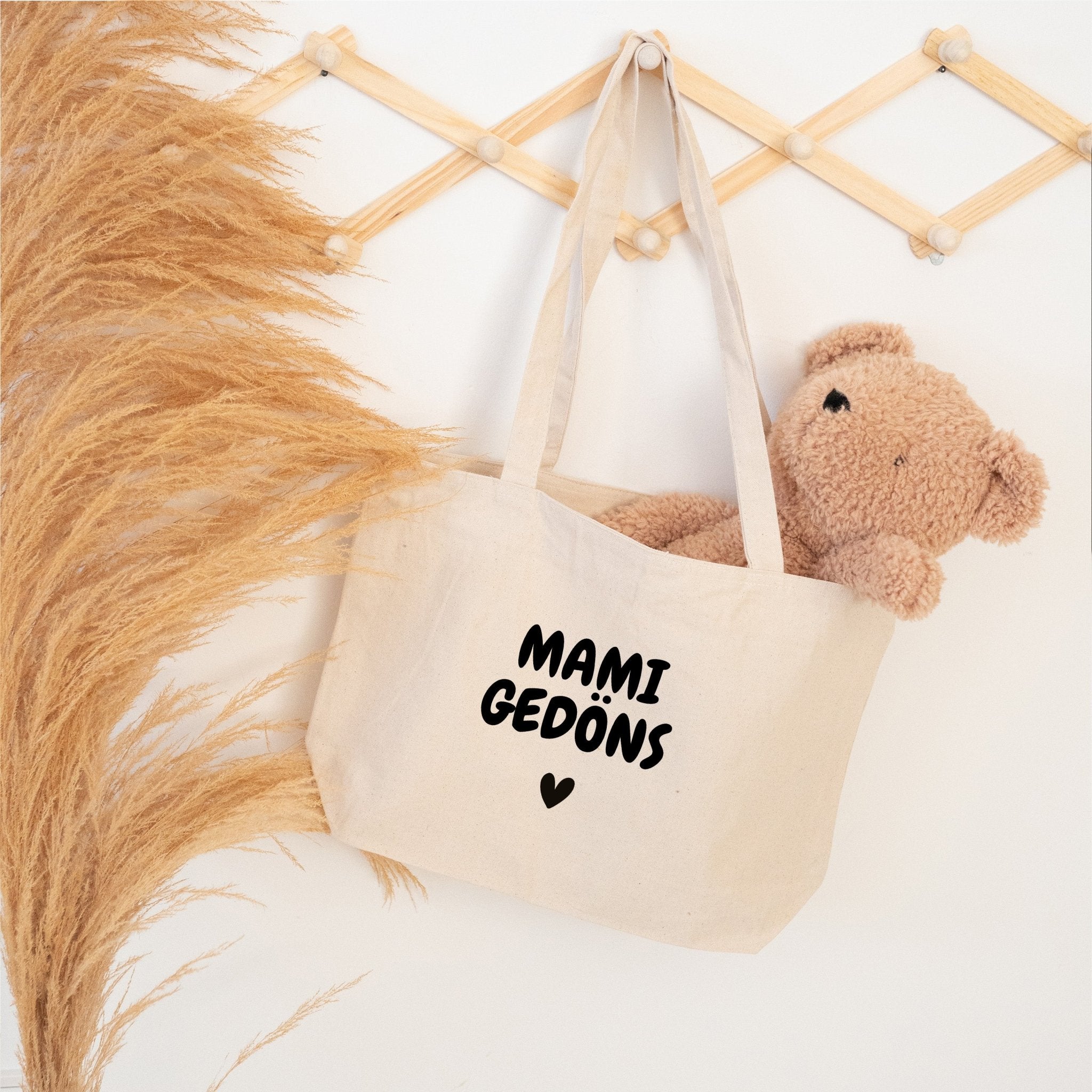 Shopper mit Reißverschluss - Mami Gedöns - wunderwunsch