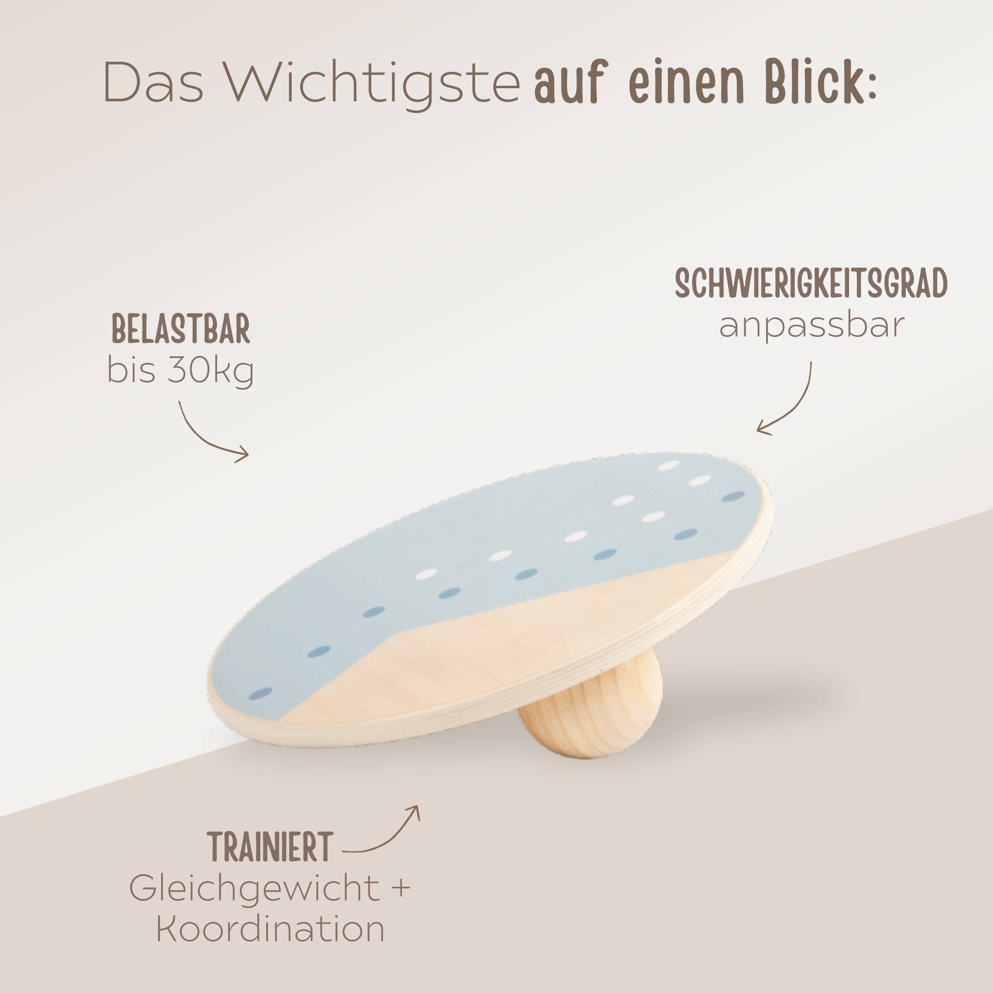 SMALL FOOT Balancierbrett personalisiert - wunderwunsch