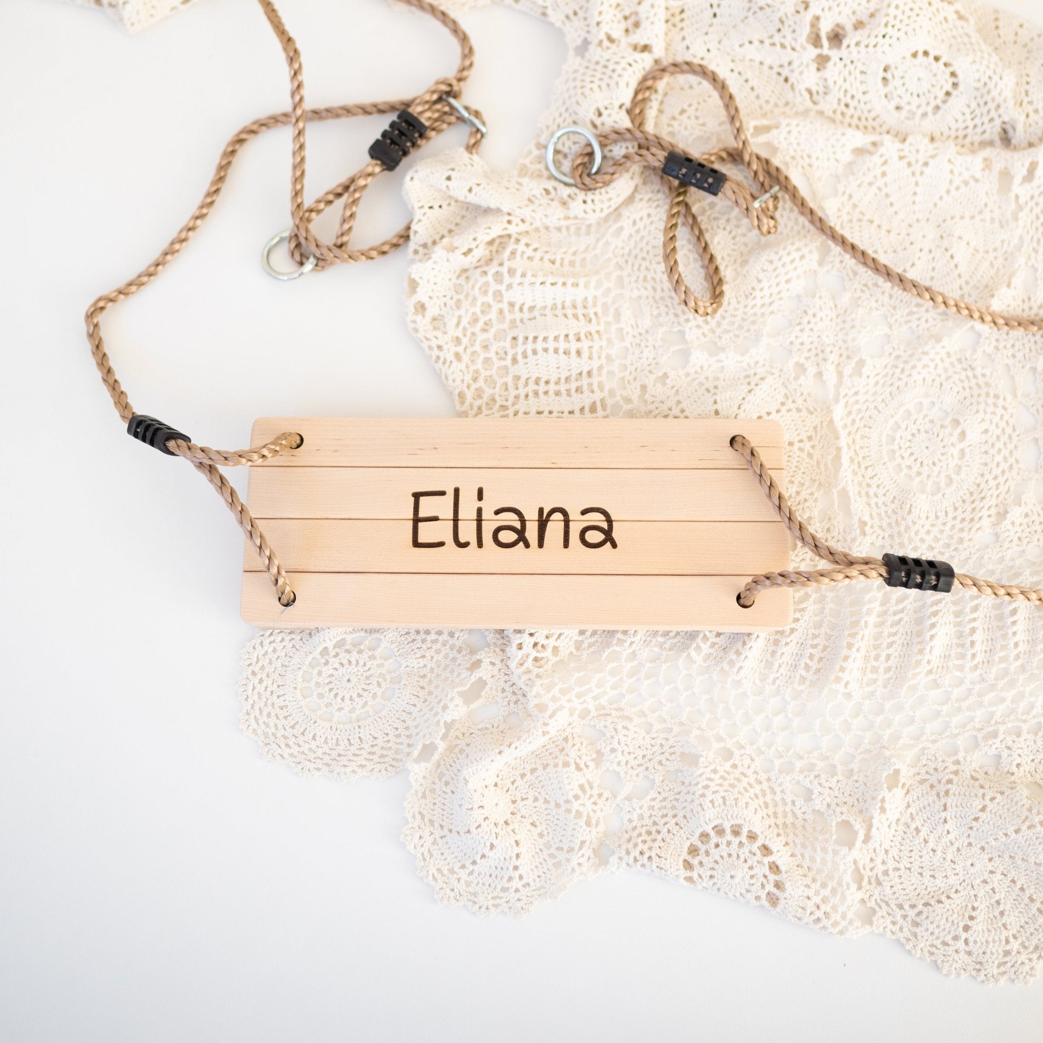 SMALL FOOT Brettschaukel für Kinder personalisiert - wunderwunsch